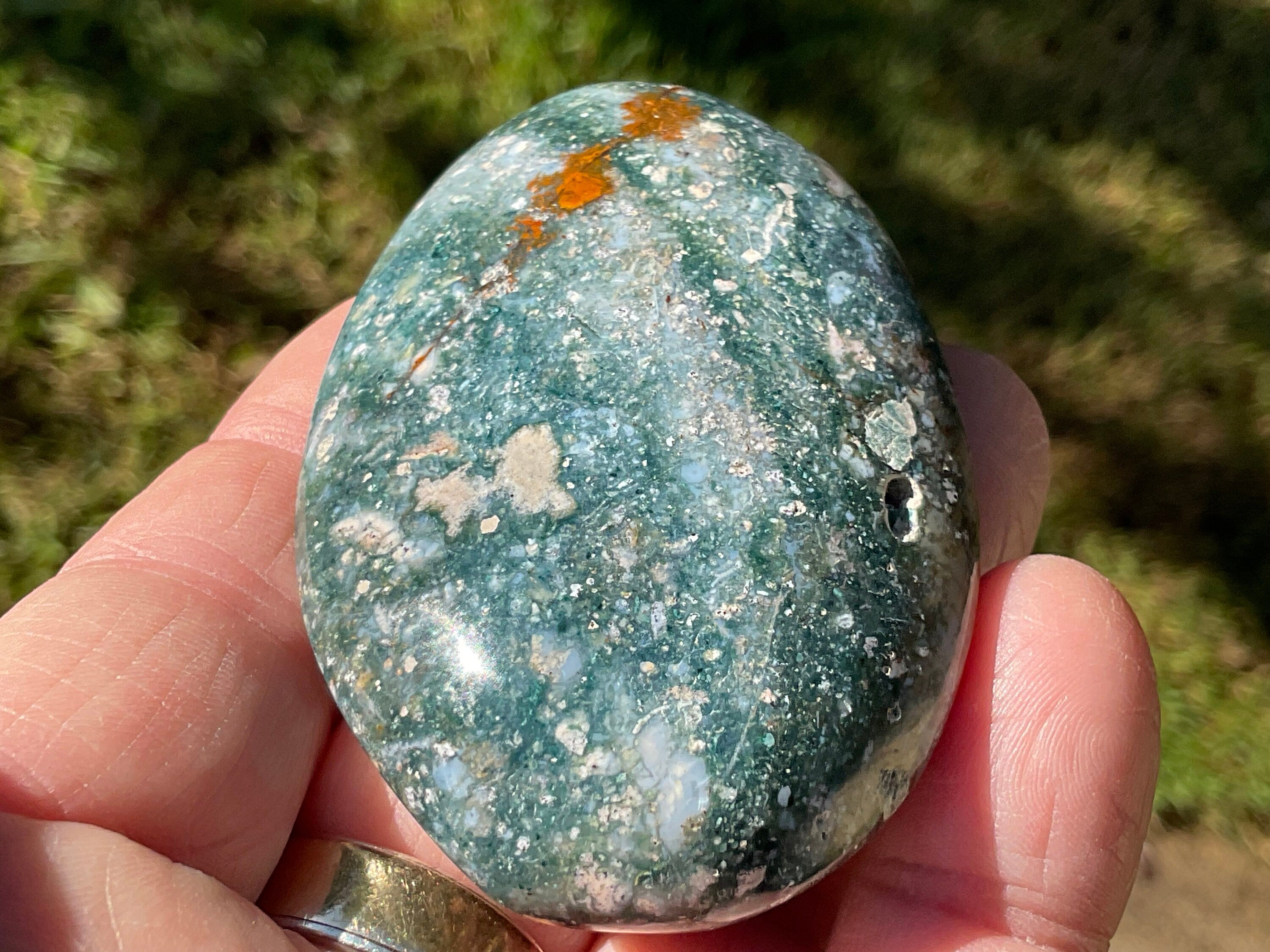 90g Ocean Jasper/Opal Palmstone 8A