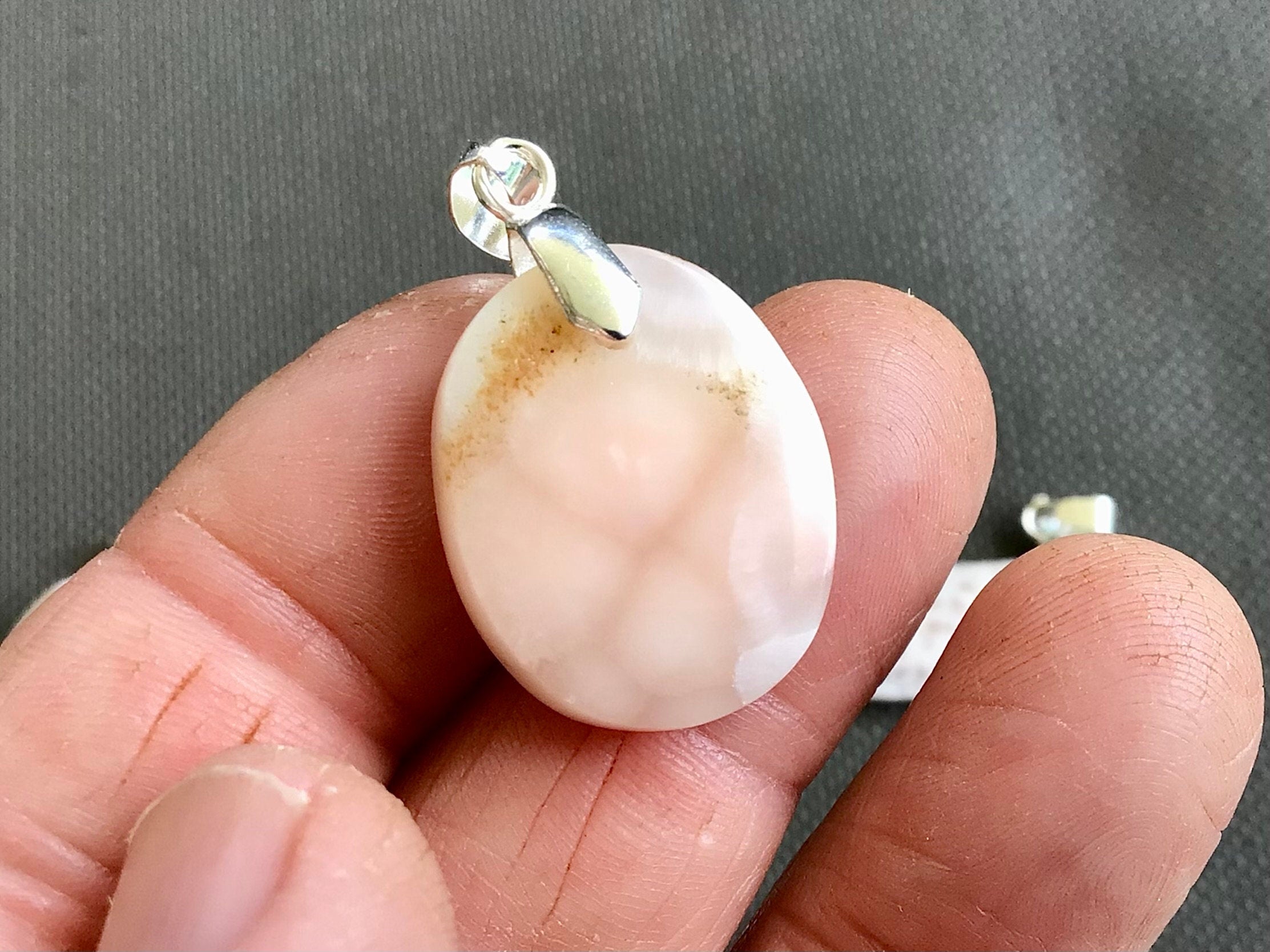 Indonesian Natrolite Pendant 2E