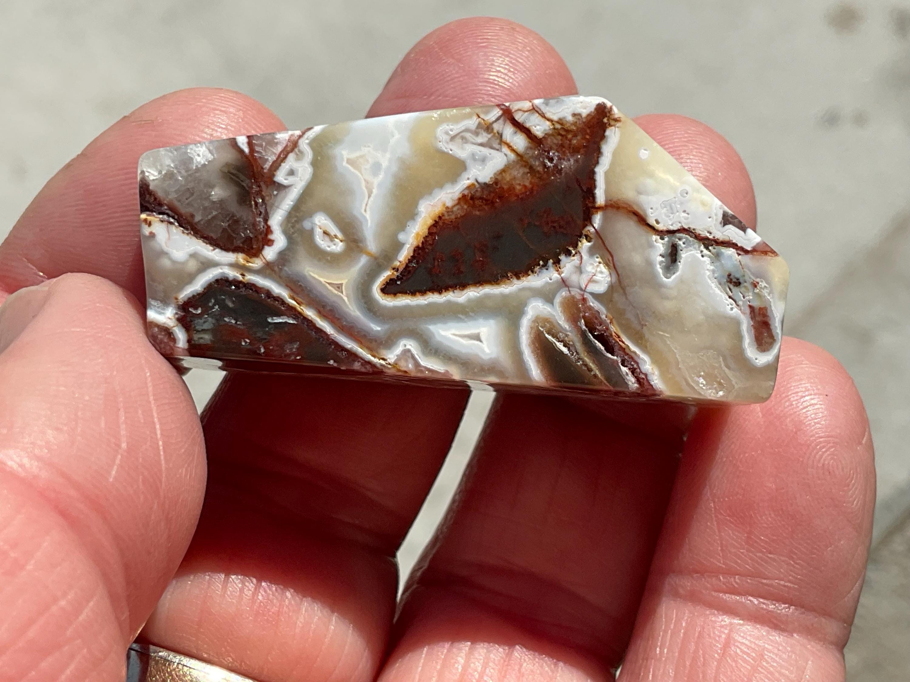 40g Mexican Crazy Lace Agate Freeform 10A