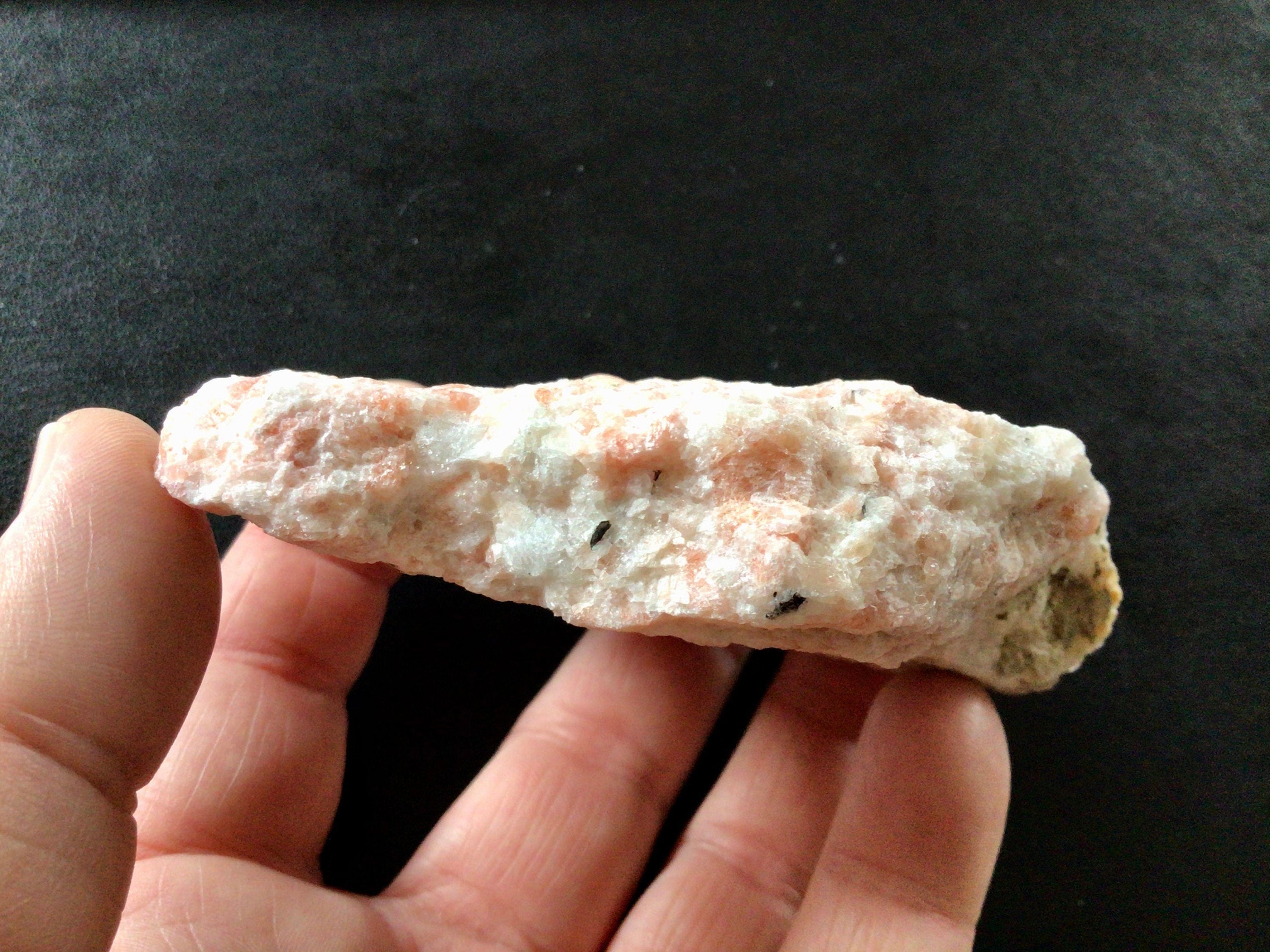 197g Natural Rough Sunstone Chunk 2D