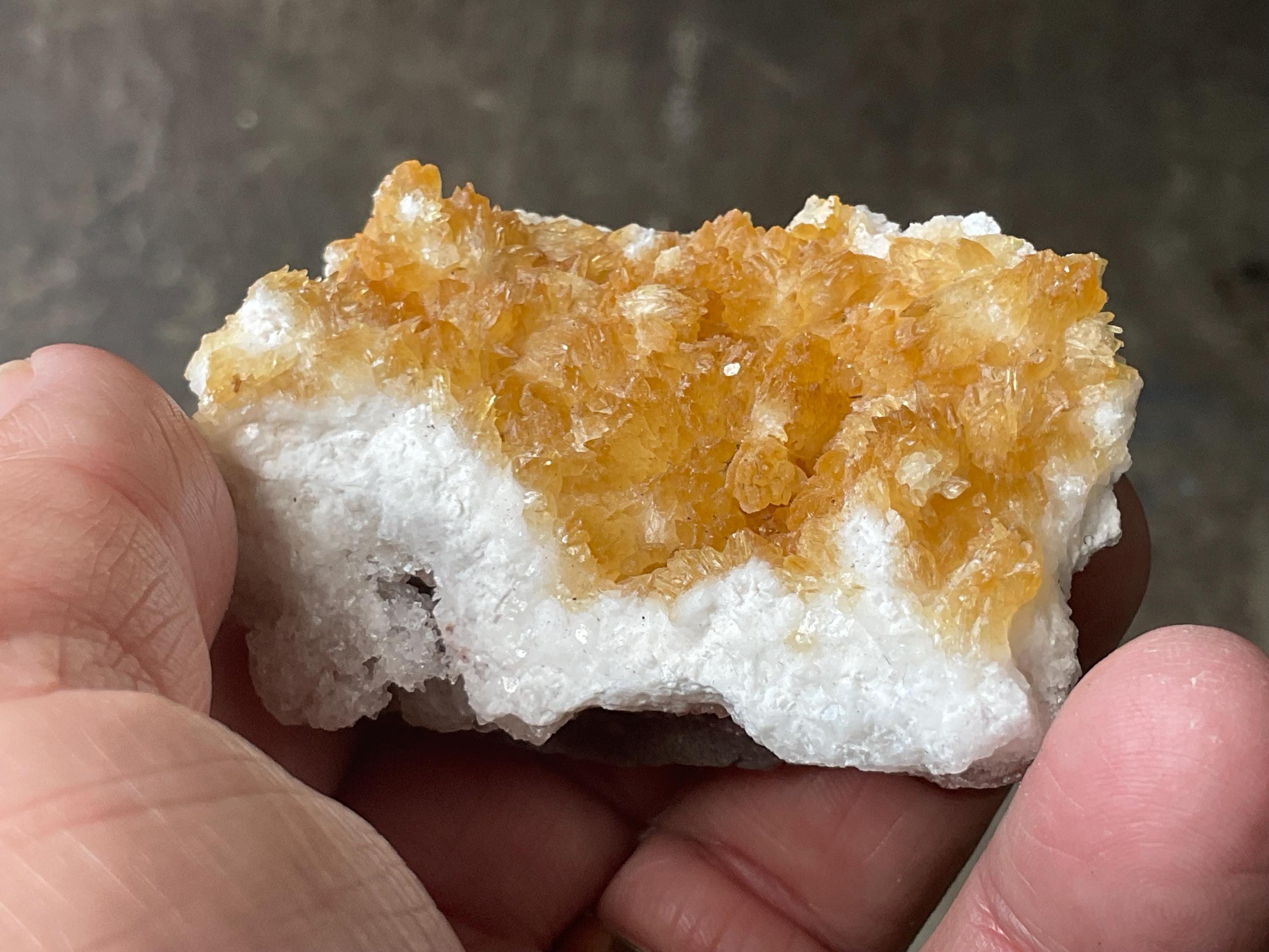 90g Amber Calcite Specimen 3A from Guizhou, China