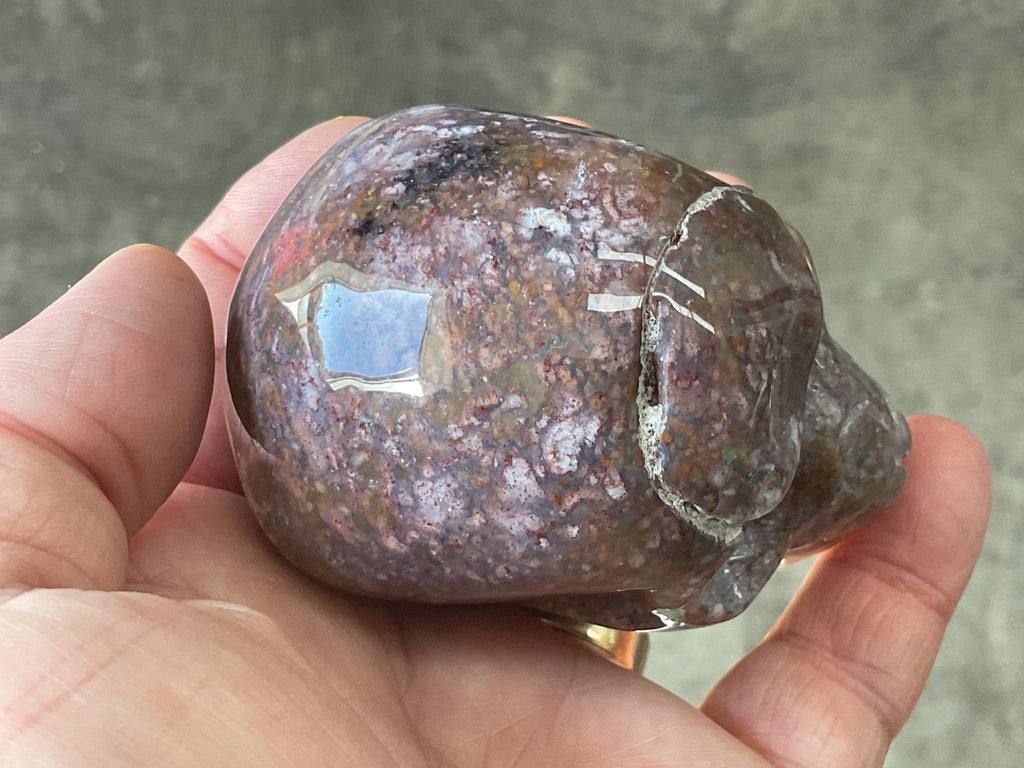 298g Ocean Jasper Skull A