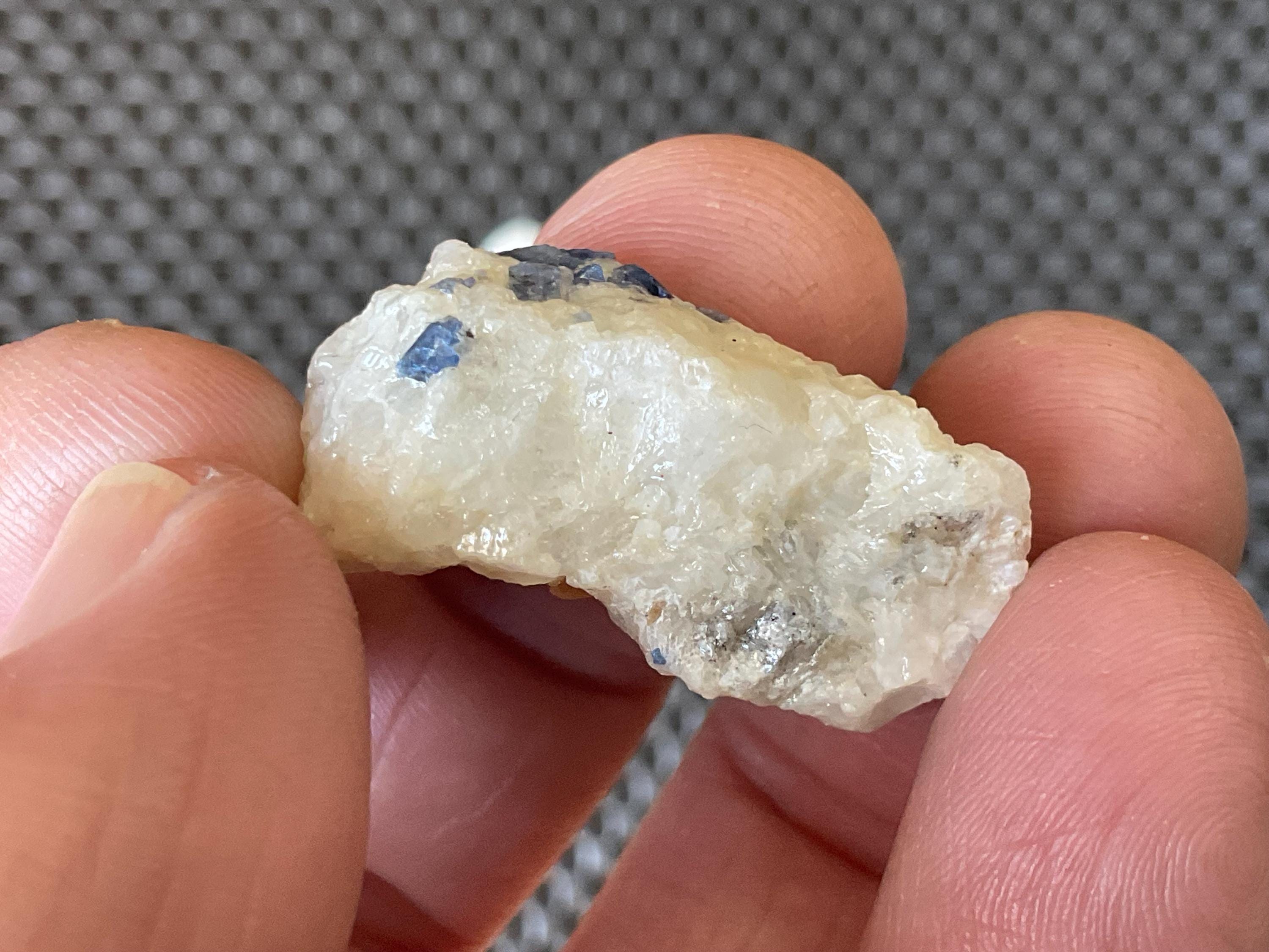 8g Natural Blue Spinel and Mica in Matrix Specimen 1
