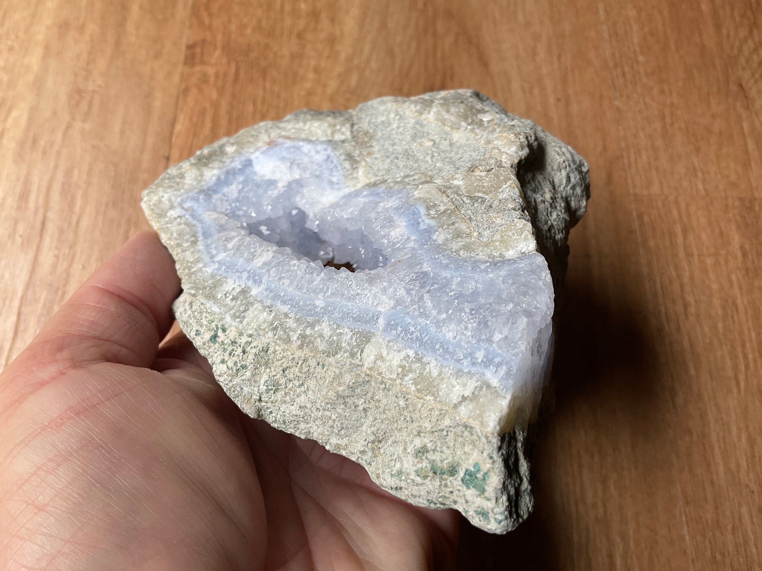 610g Blue Lace Agate Rough Piece E