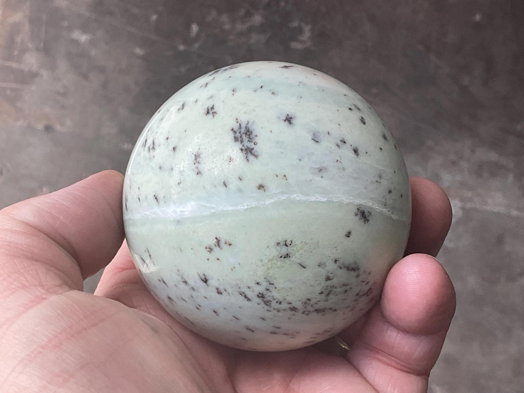 412g Chinese Dendritic Jasper/Siltstone Sphere B