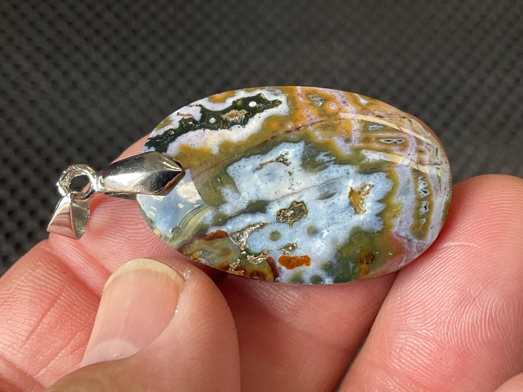6g Ocean Jasper Pendant 1B