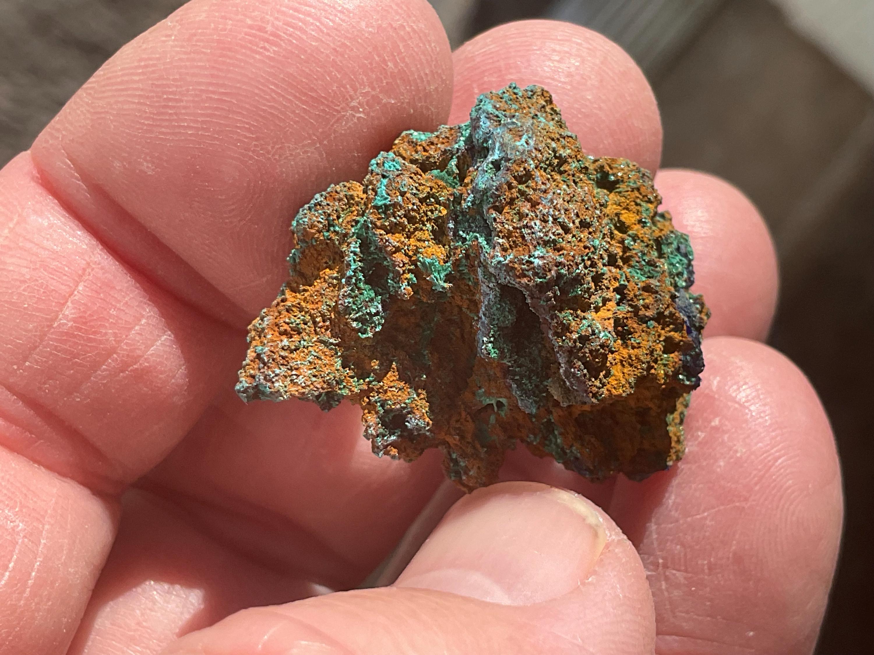 8g Azurite with Malachite Specimen 1A from Anhui, China