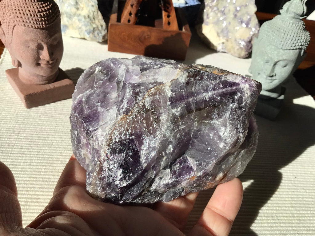 515g Large Chevron Amethyst Rough Piece B