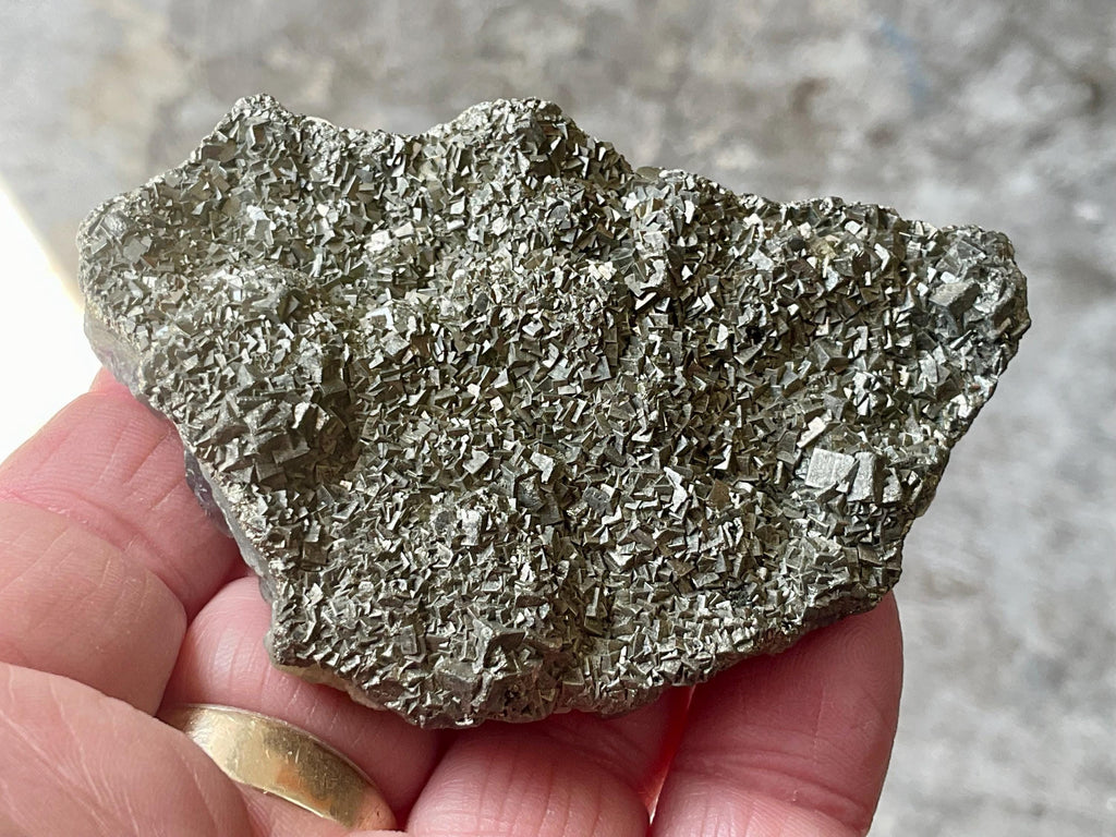 96g Pyrite Encrusted Fluorite Specimen C