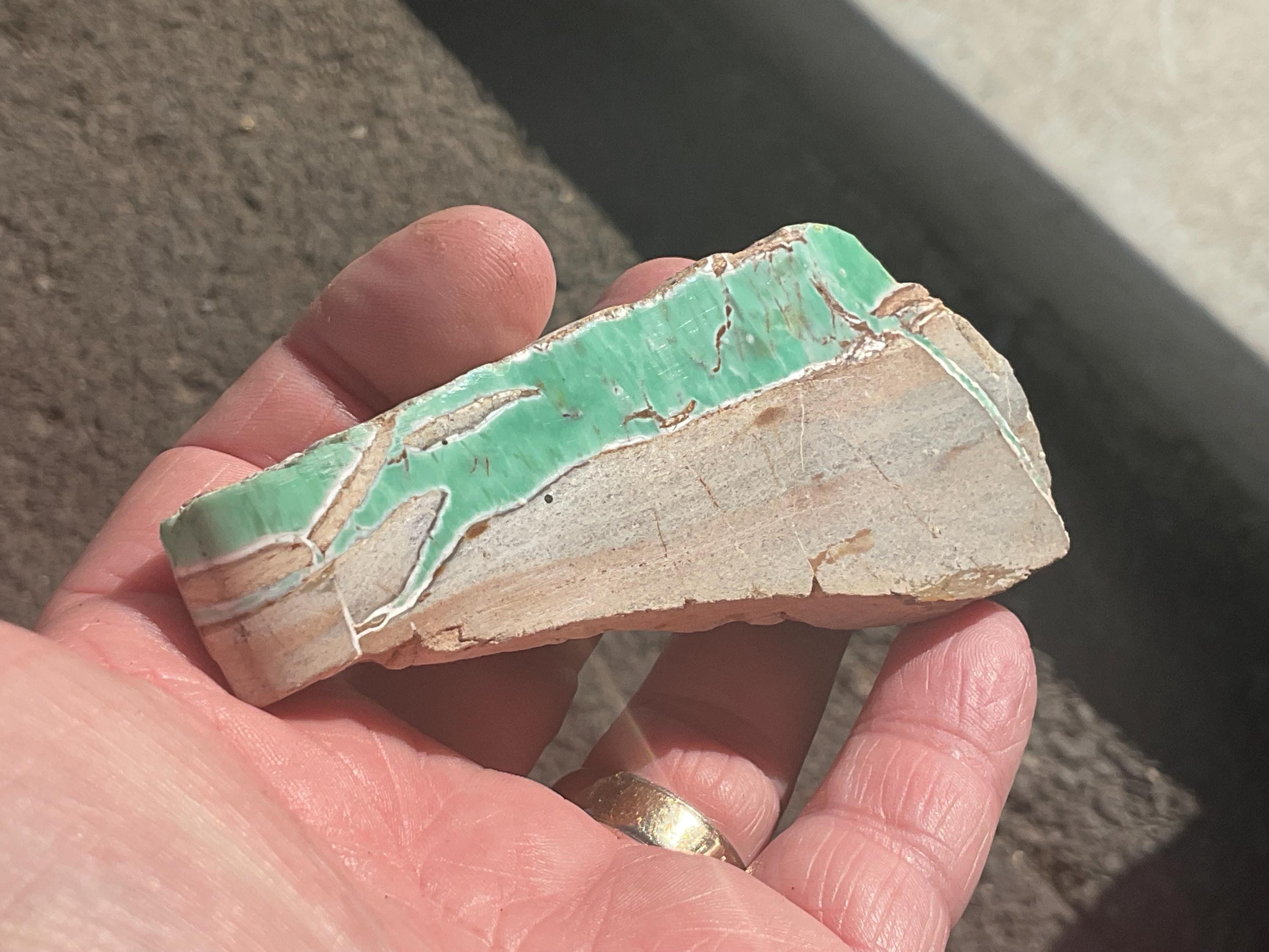 94g Polished Western Australian Variscite Piece 2A