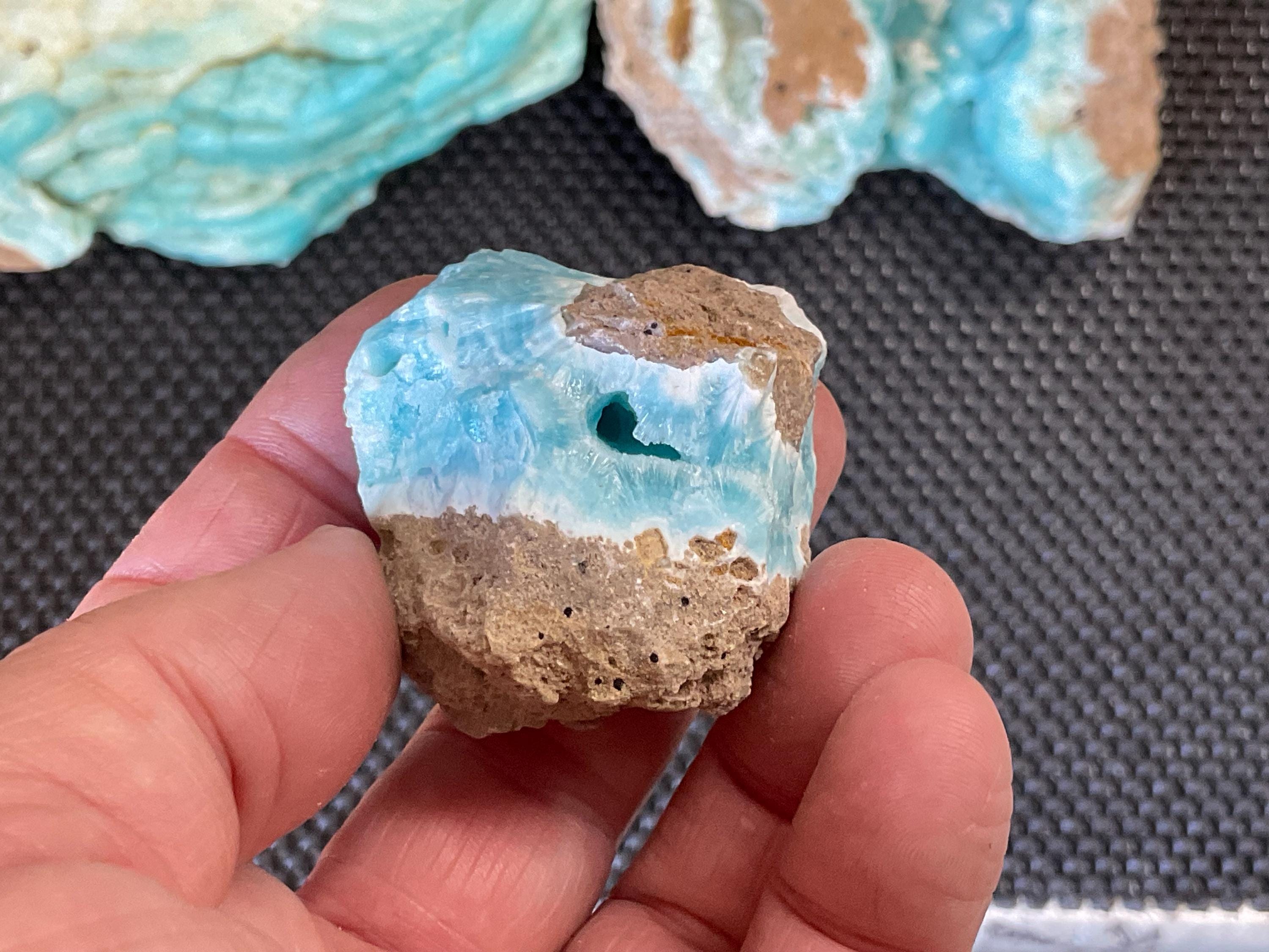 76g Blue Aragonite Specimen 3B