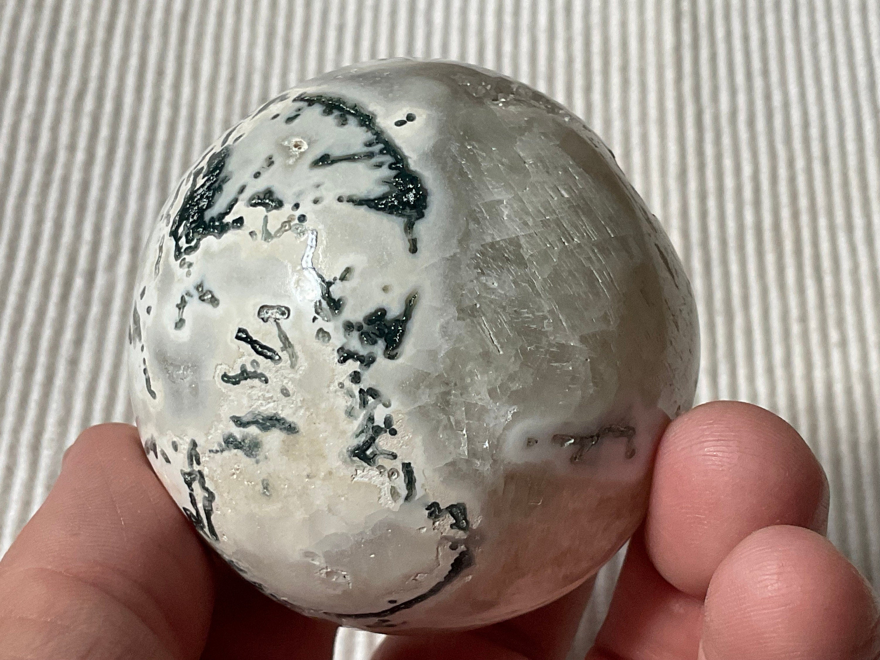 264g Tree Agate/Moss Agate Sphere