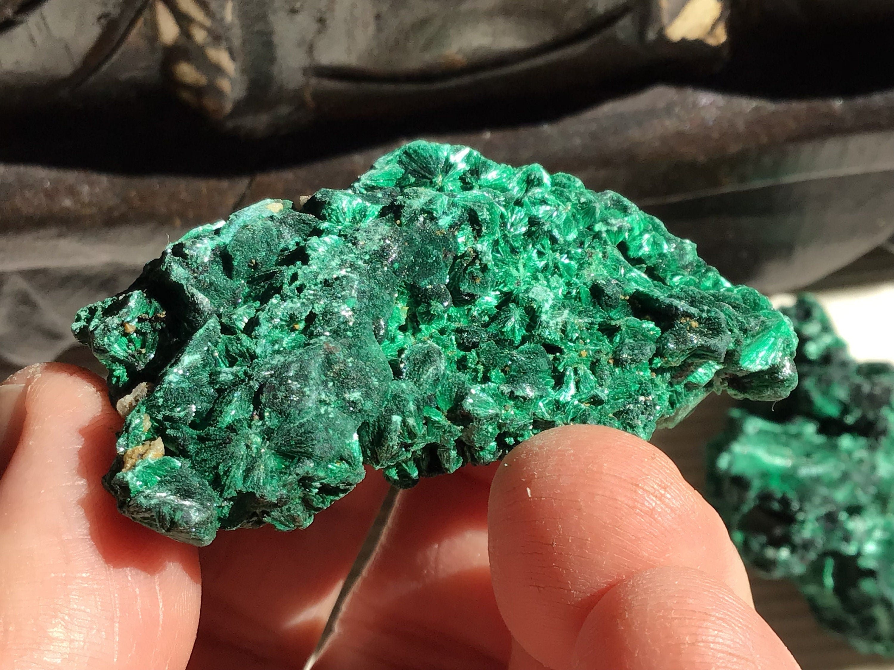 42g Silky Congolese Malachite Specimen 5A