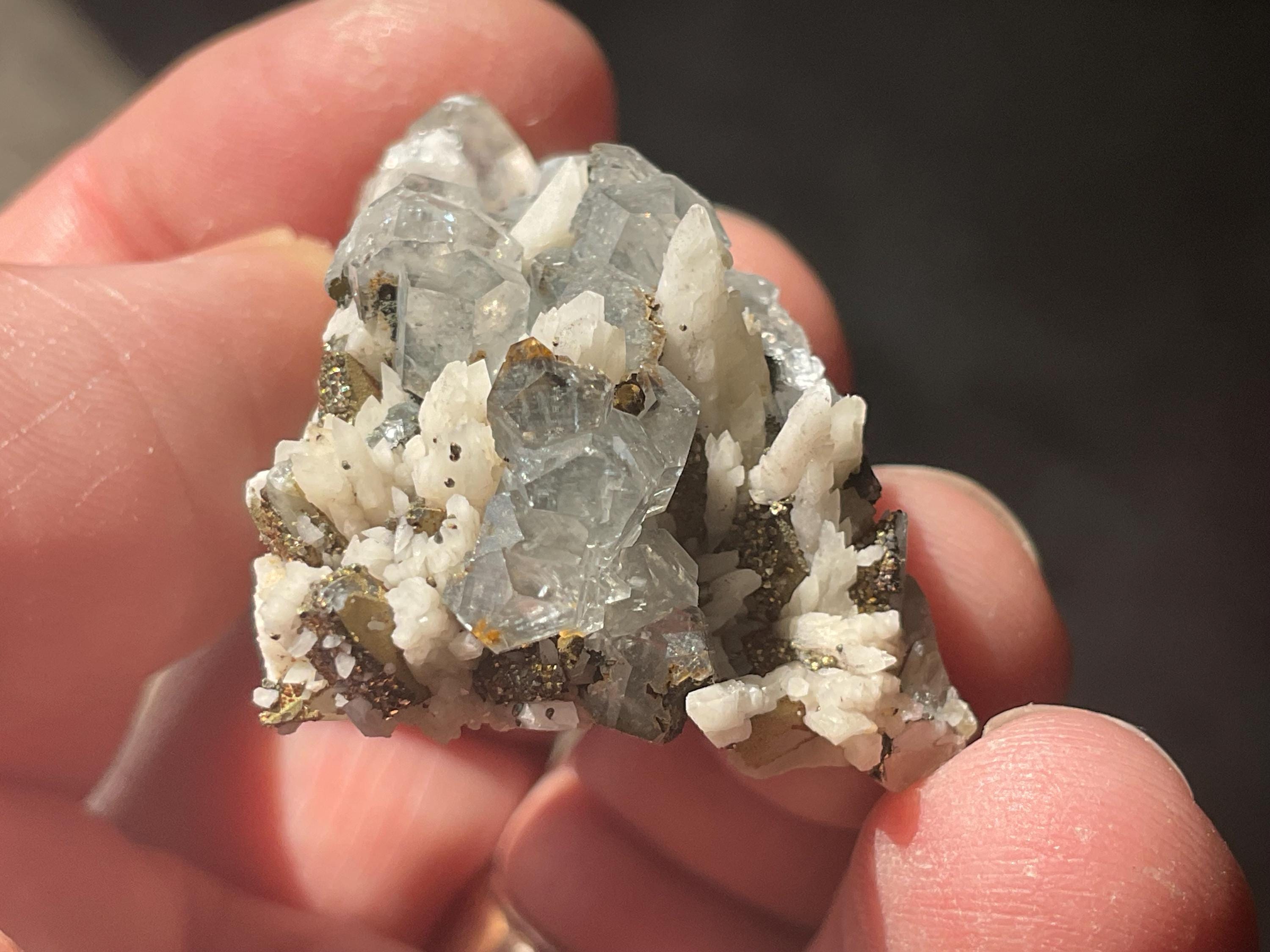 28g Calcite with Chalcopyrite Specimen B from Inner Mongolia