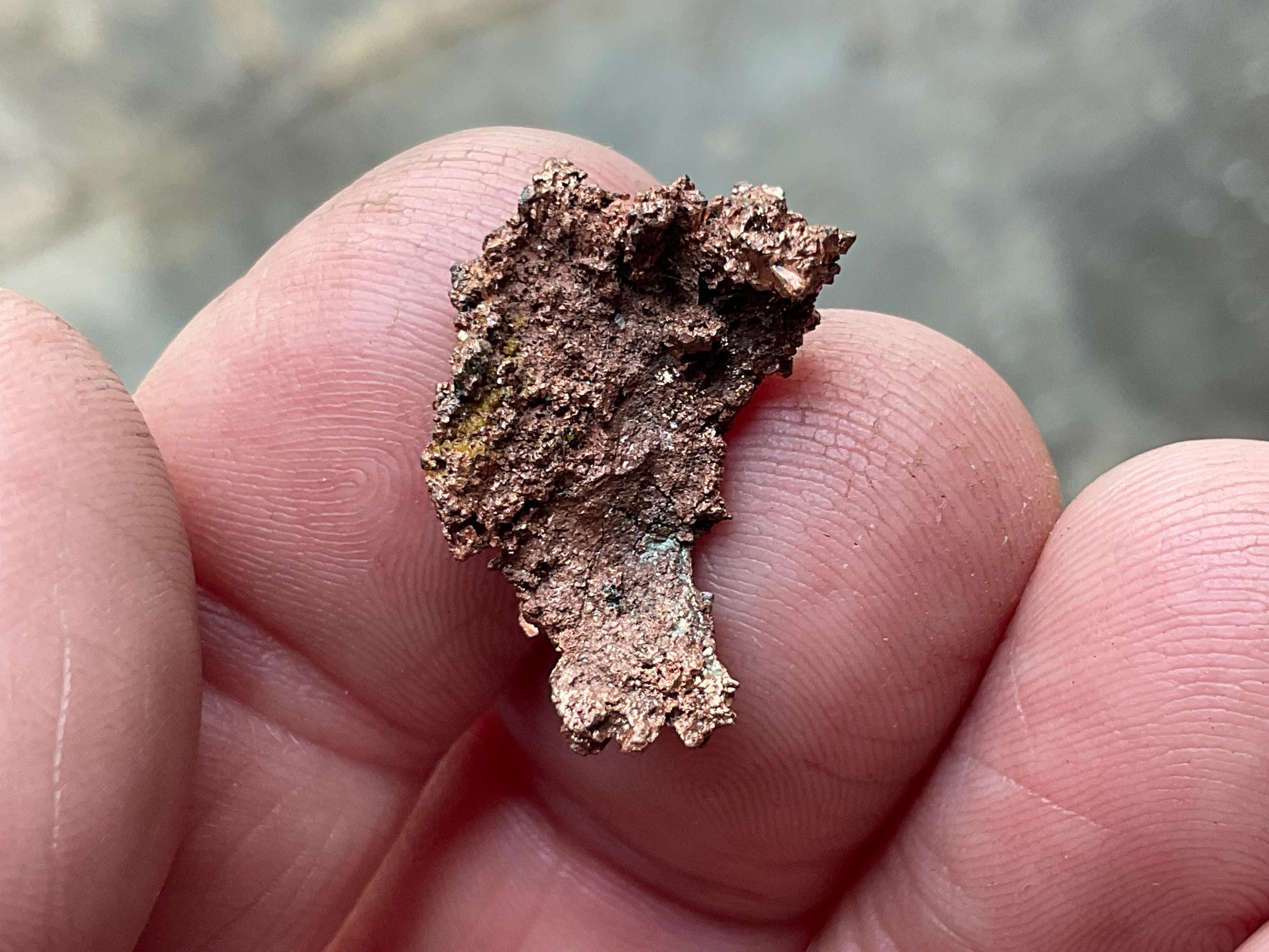 2g Native Copper Specimen 1B from the Red Dome Mine Australia