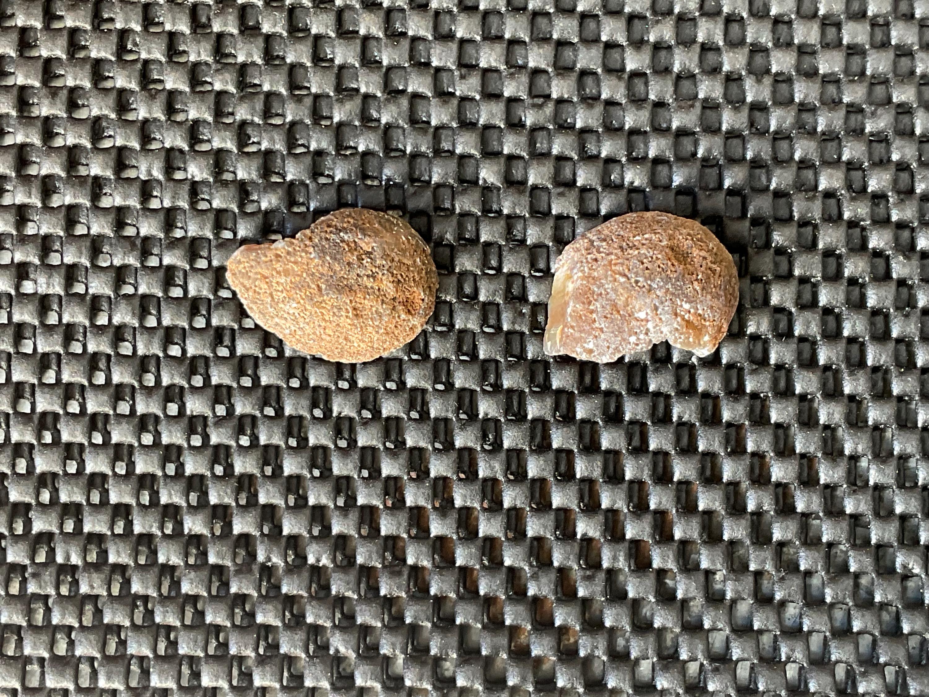 22g Small Polished Brazilian Agate Pair C