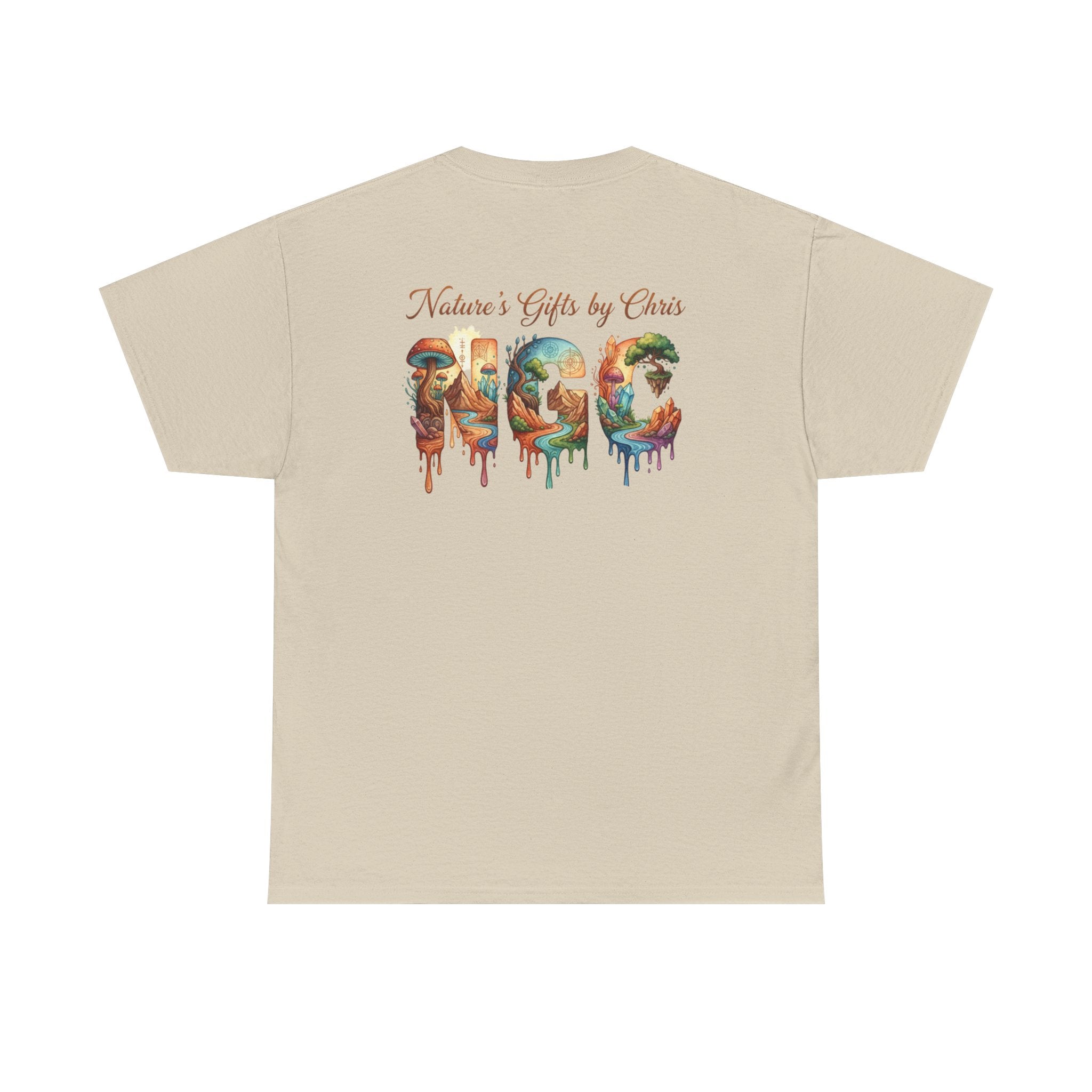 Nature's Gifts Tee — "NGC" Colorful Drip Wildlife Graphic T-Shirt