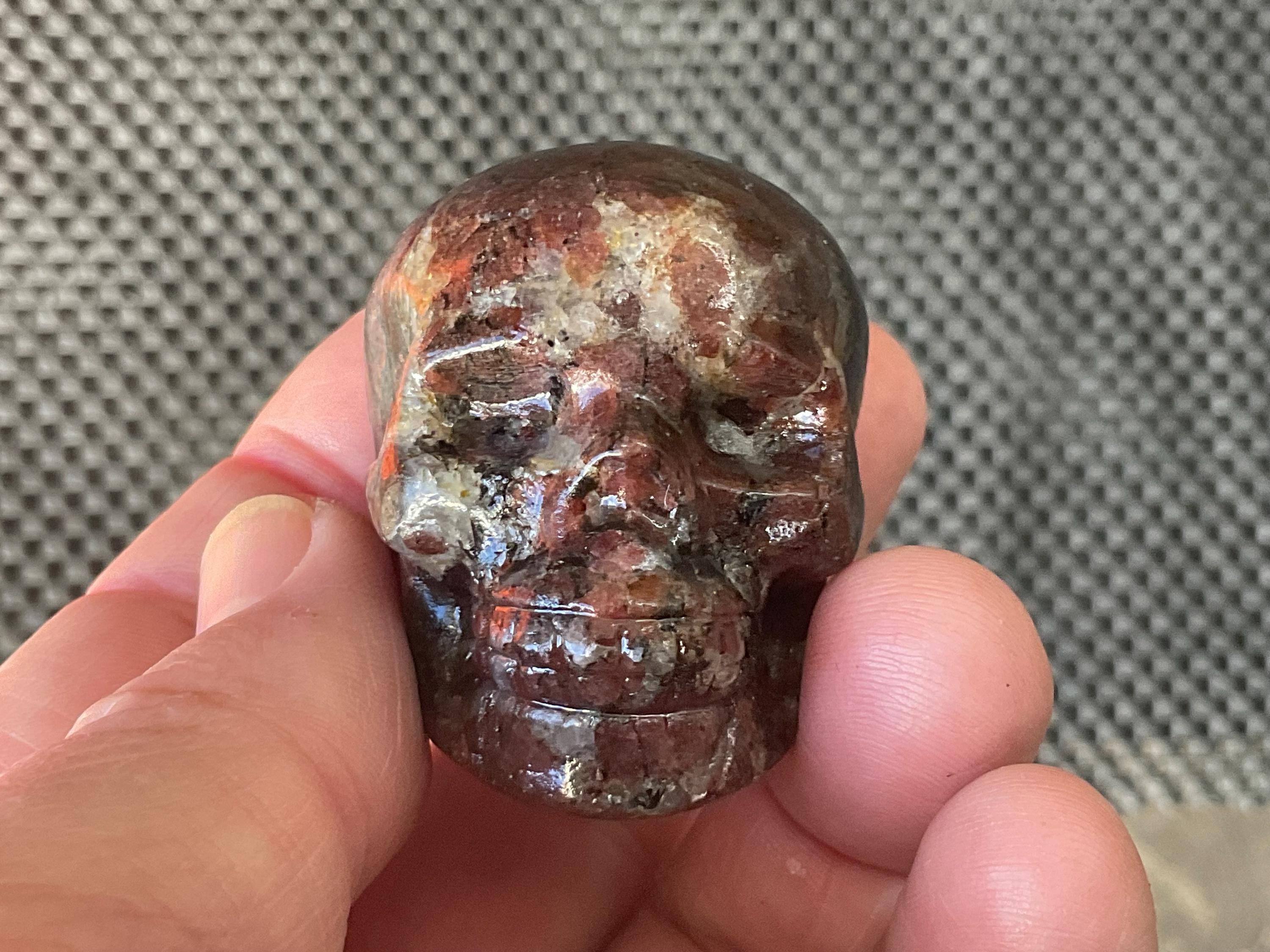 124g Garnet in Matrix Skull B