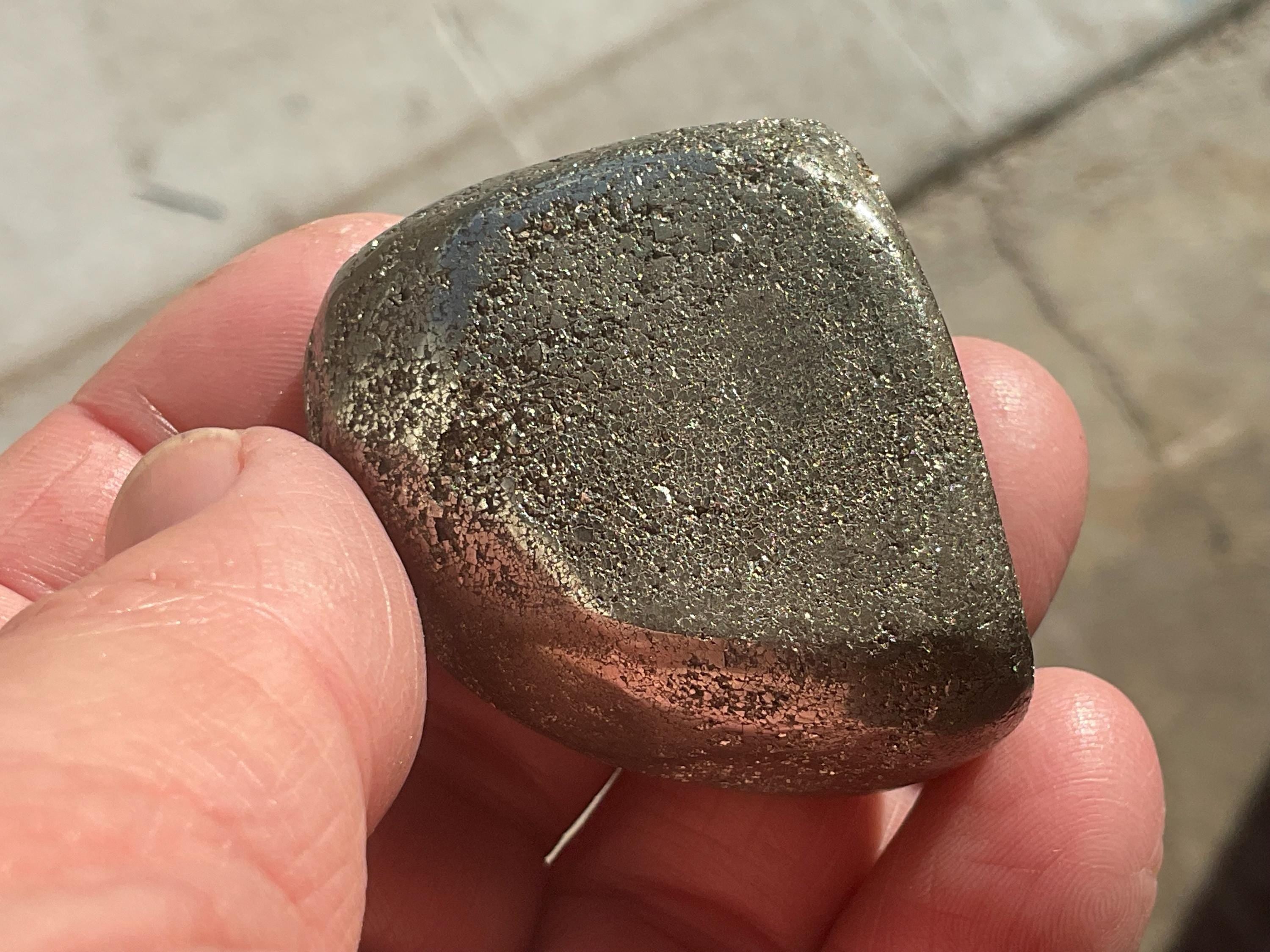 116g Pyrite Polished Freeform 3C