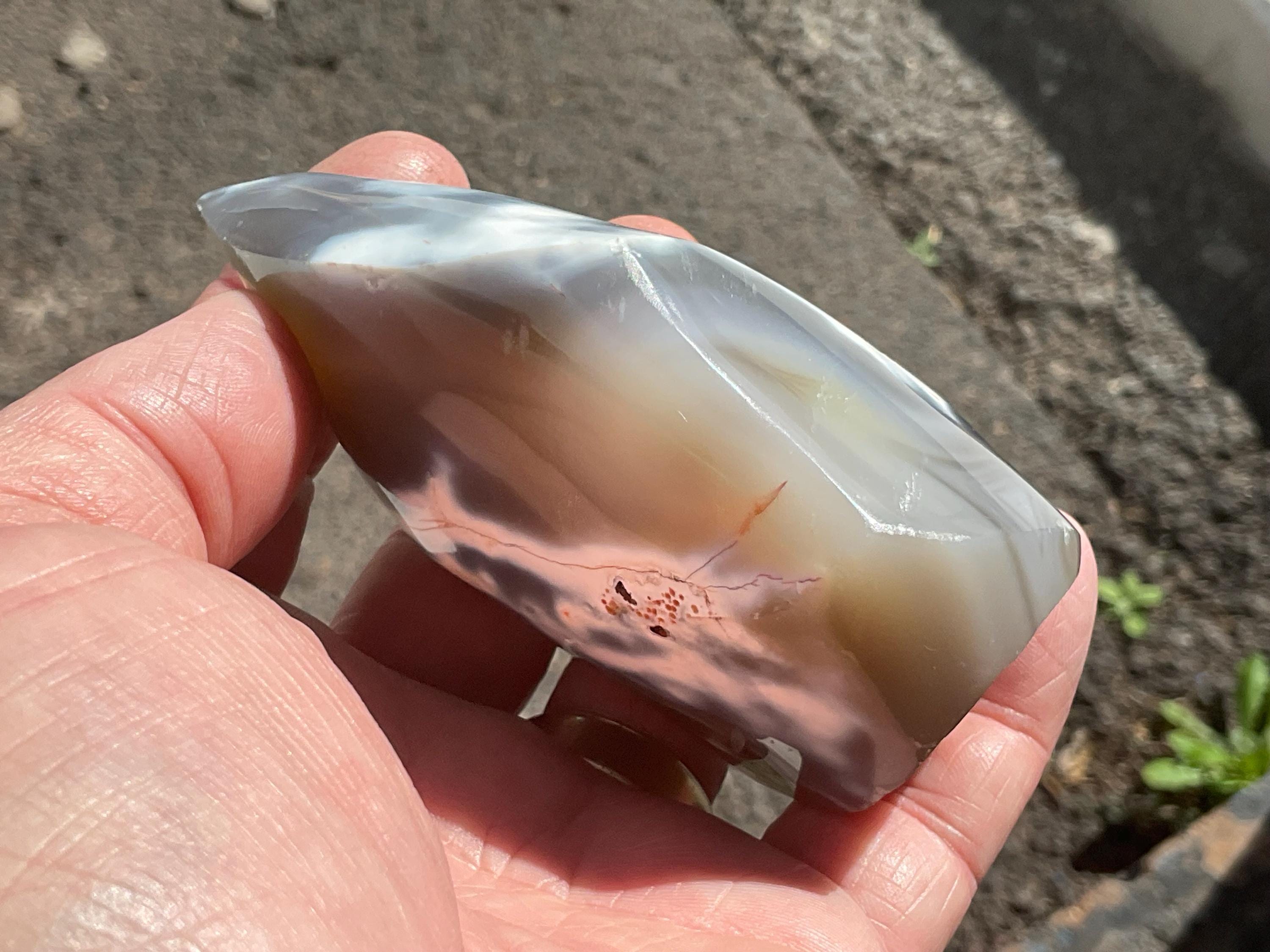 260g Orca Agate Flame A