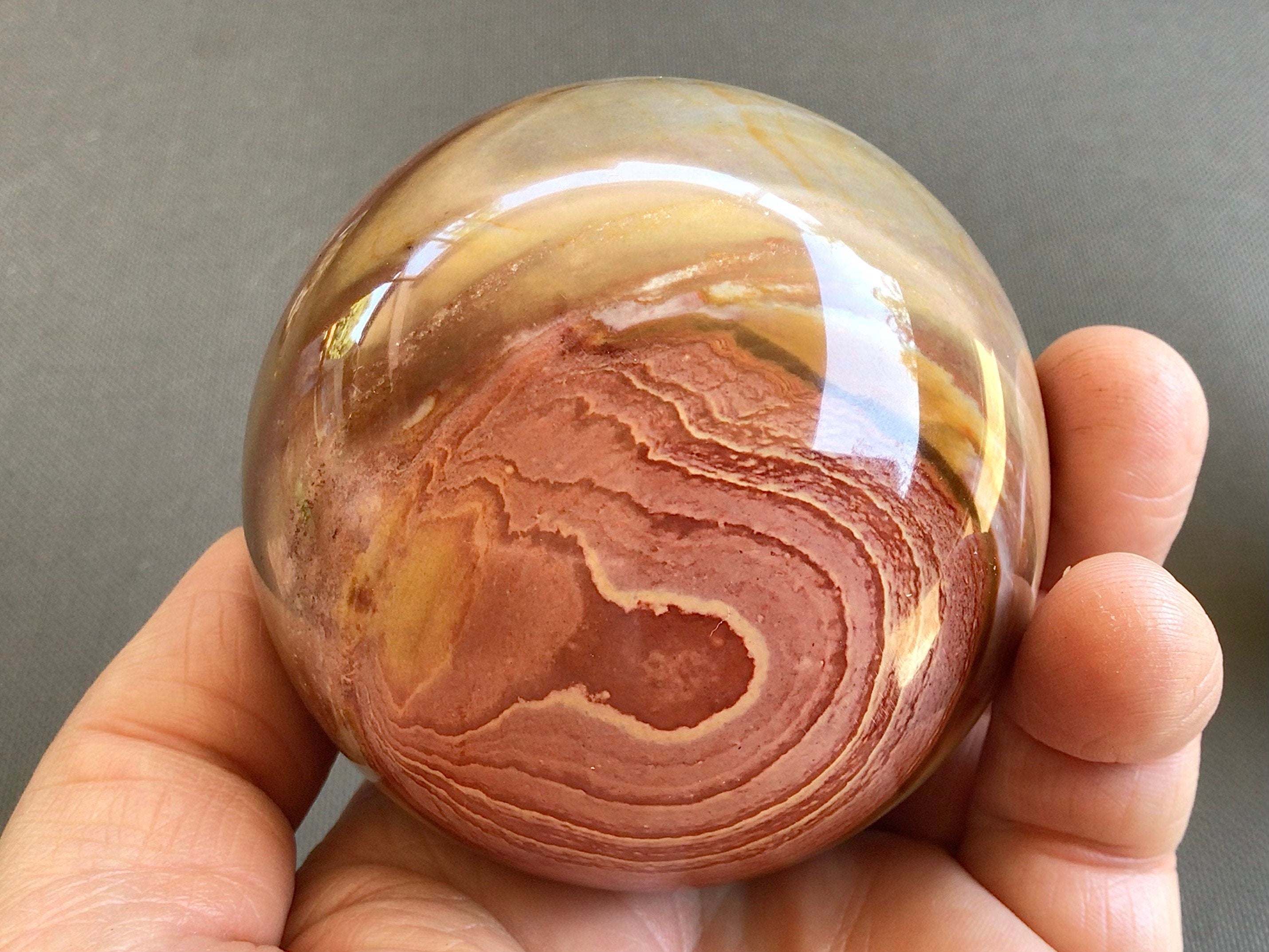 483g Polychrome Jasper Sphere 3B