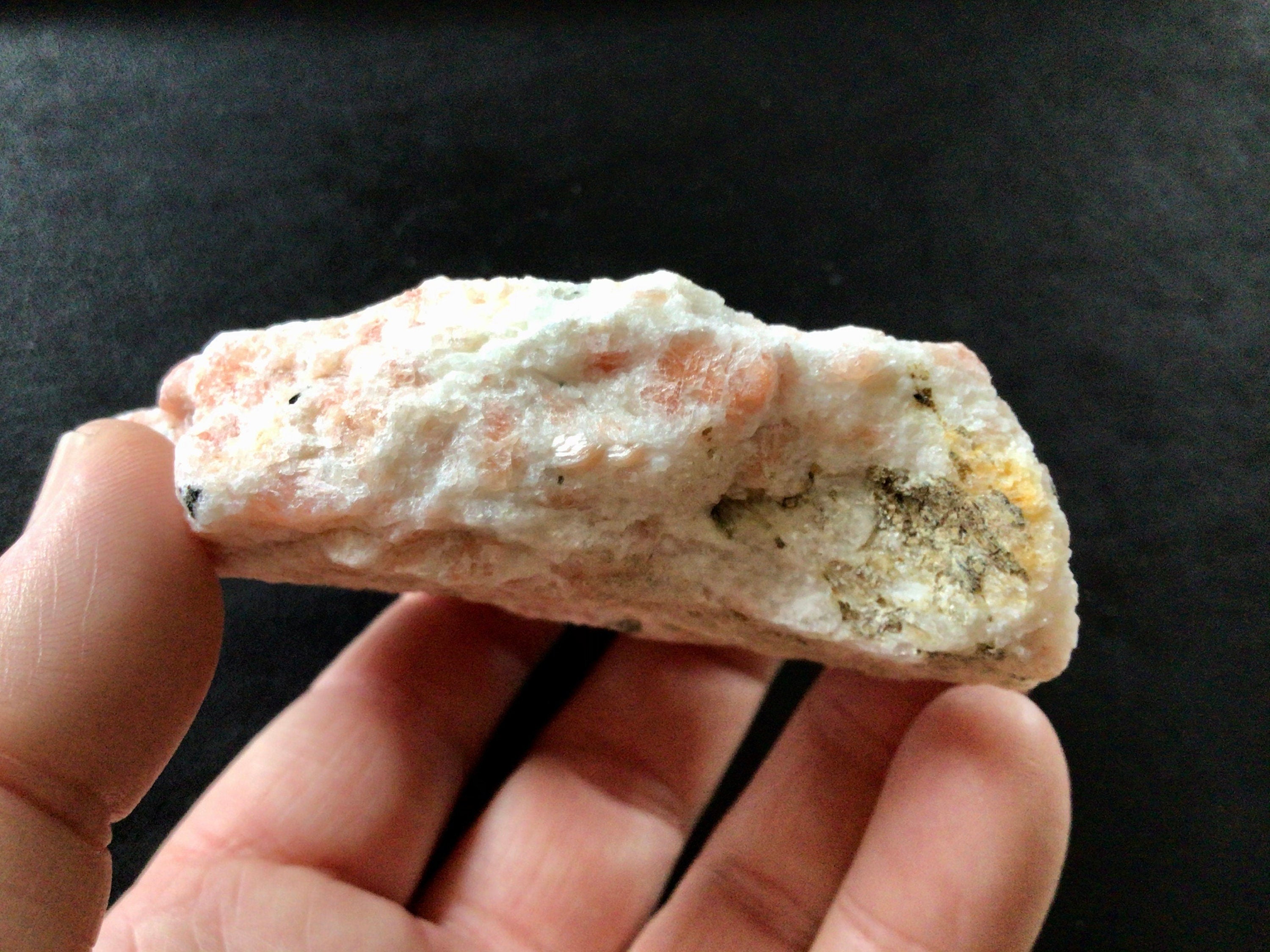 197g Natural Rough Sunstone Chunk 2D