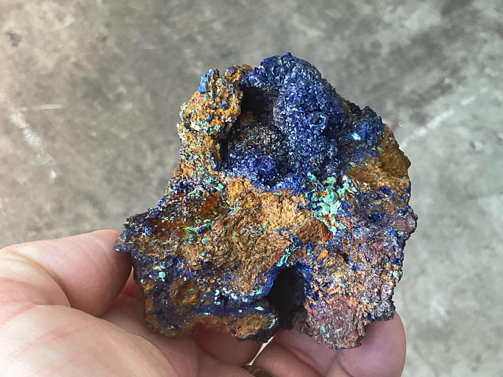 224g Azurite with Malachite Specimen 6A from Anhui, China