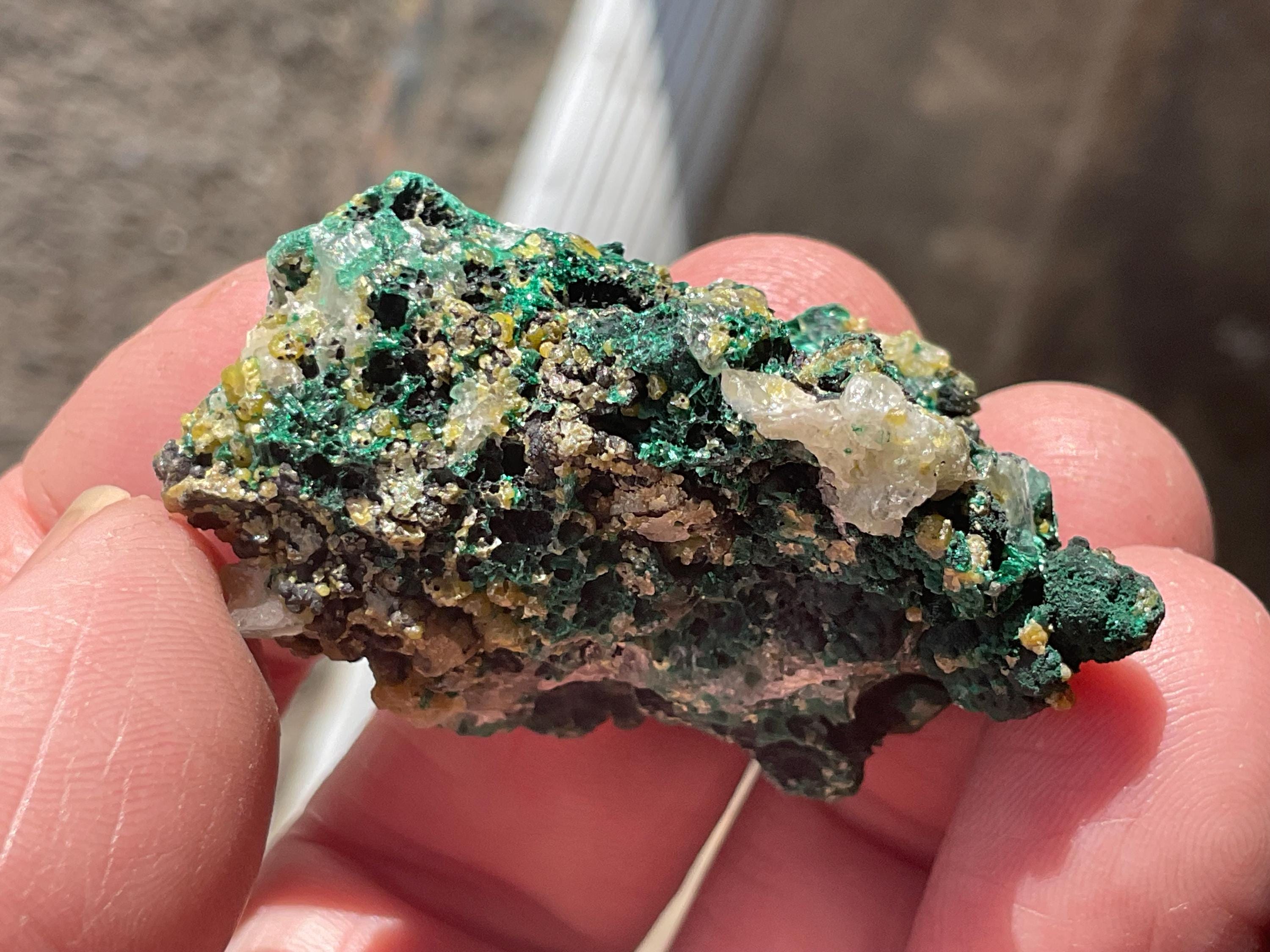 44g Australian Malachite, Cerussite and Pyromorphite Specimen 3A from Rum Jungle