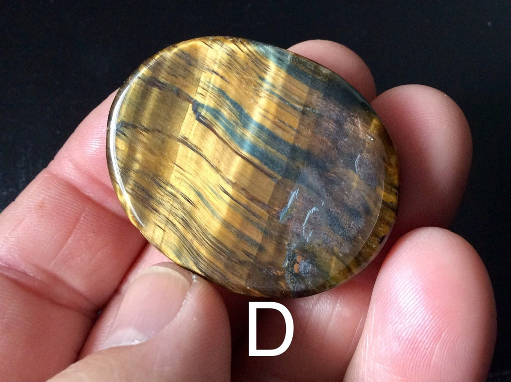 Tiger Eye Thumb/Worry Stones Group 5