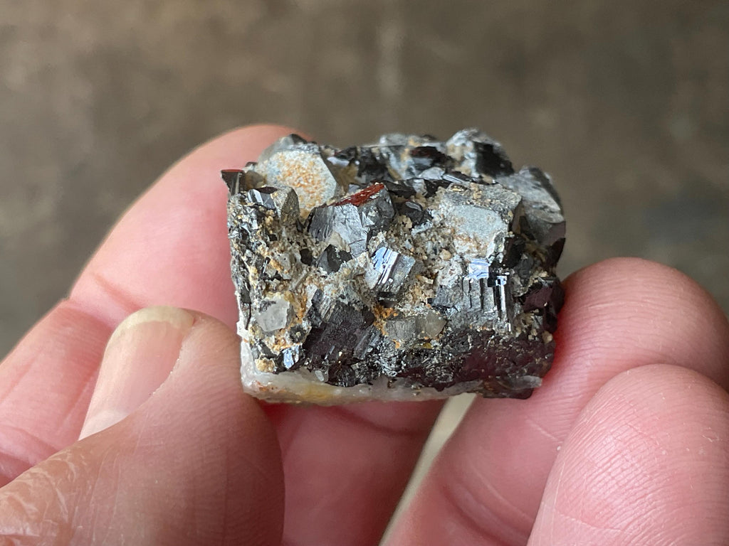 34g Galena on Quartz Cluster Specimen from Bulgaria