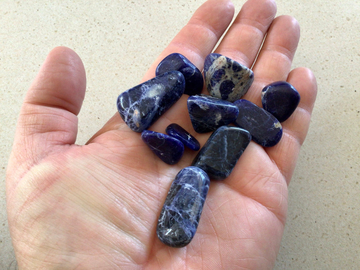 50g Sunset Sodalite Tumbled Stones