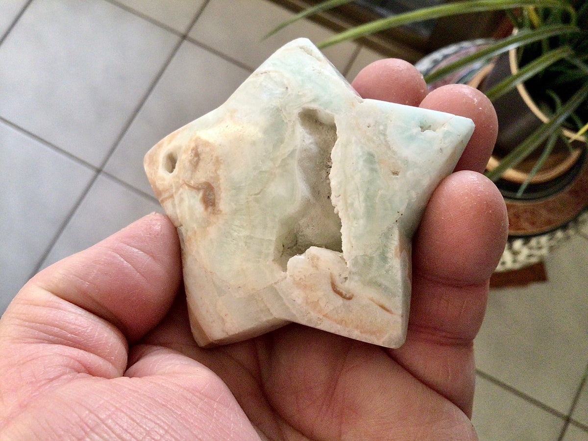 125g Caribbean Calcite Star