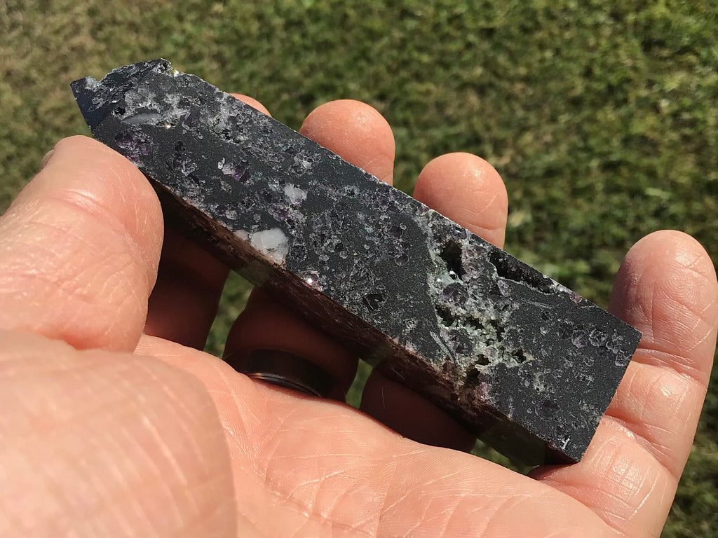 111g Sphalerite Generator with Lavender Fluorite and Clear Quartz 2B