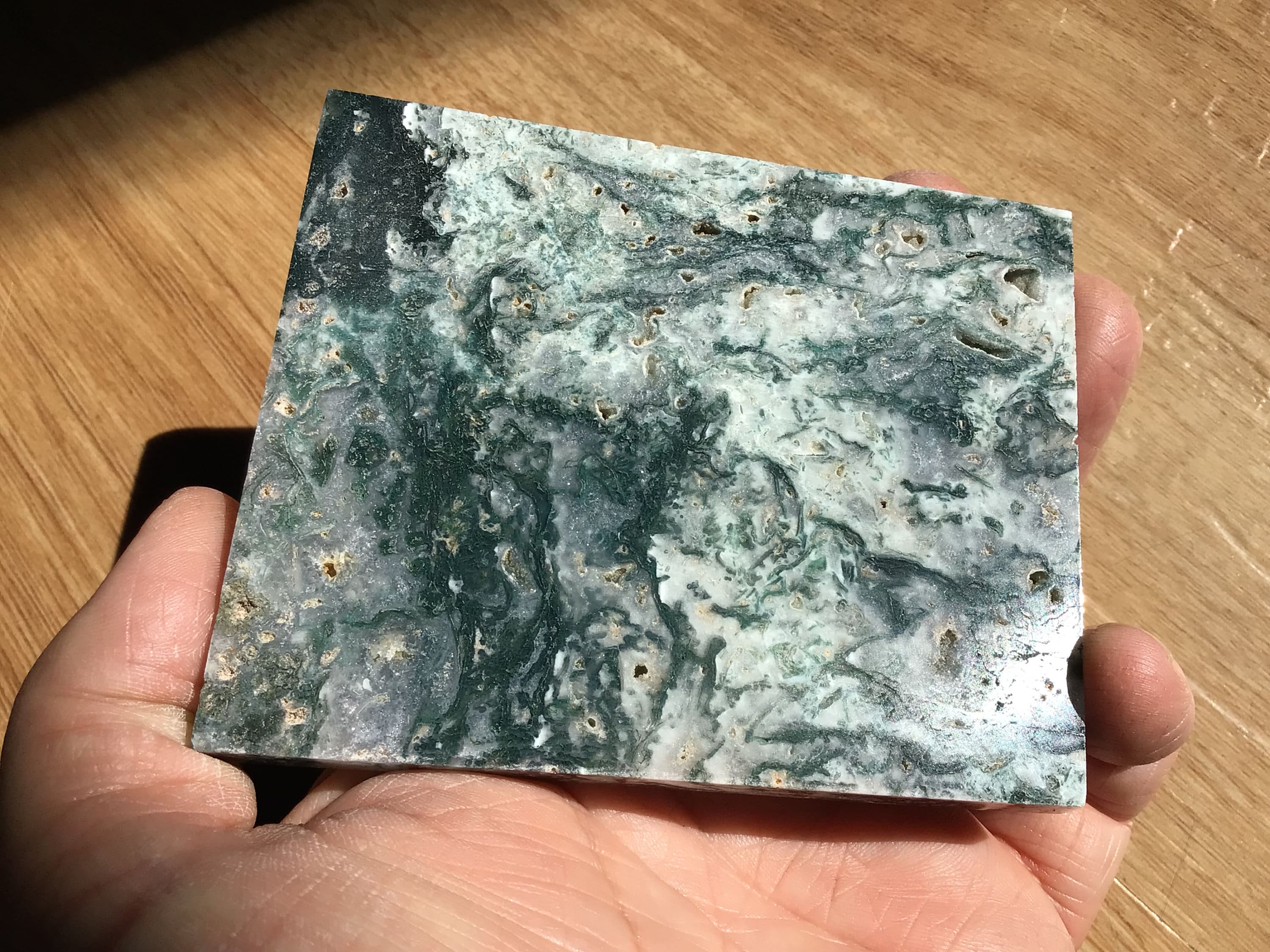 145g Moss Agate Polished Slab 1C