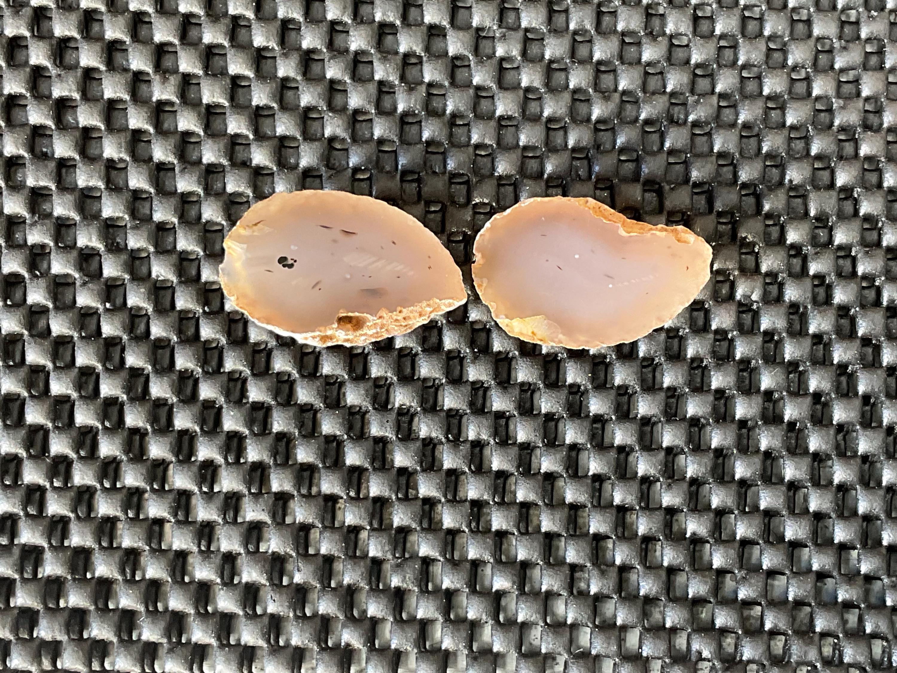 24g Small Brazilian Polished Agate Pair E