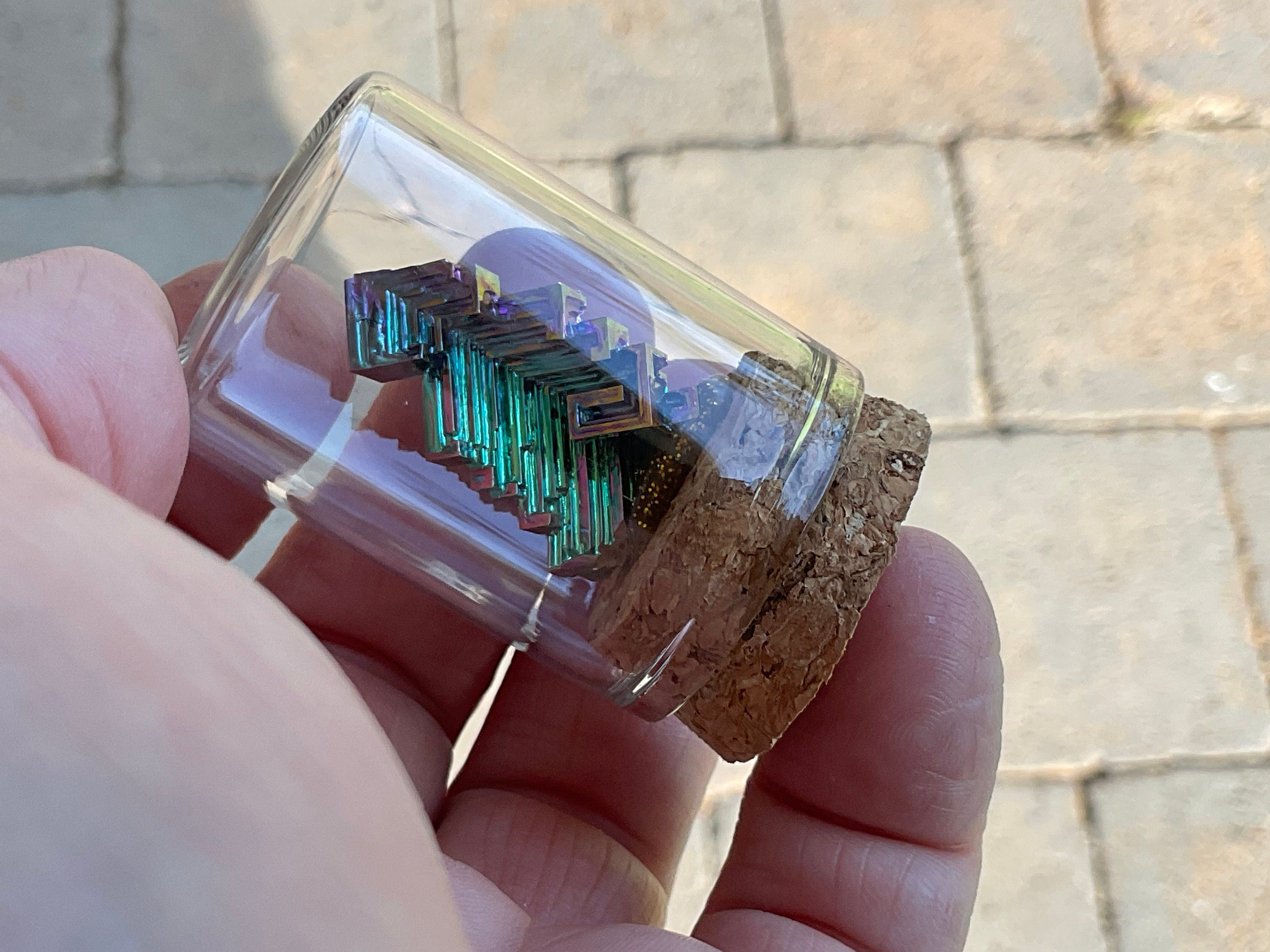Bismuth Specimen Display Bottle 5A