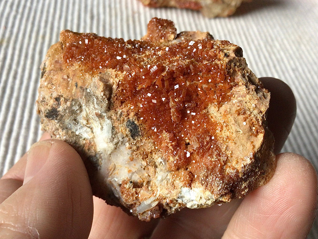 182g Vanadinite Crystals on Matrix Specimen 2A