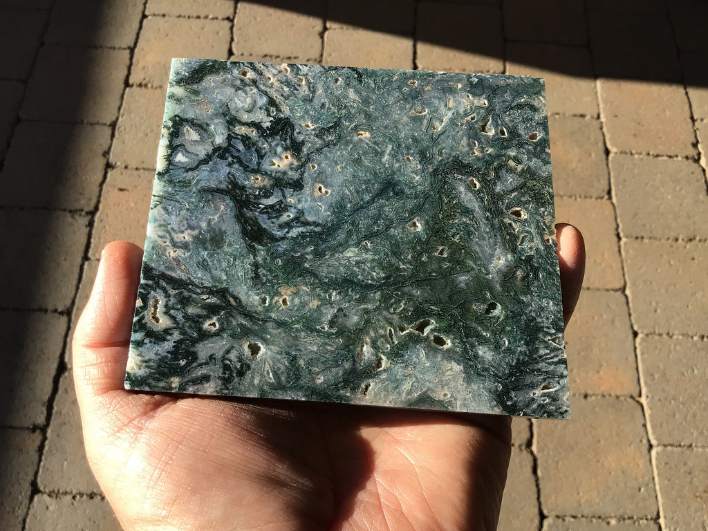 233g Moss Agate Polished Slab 5B