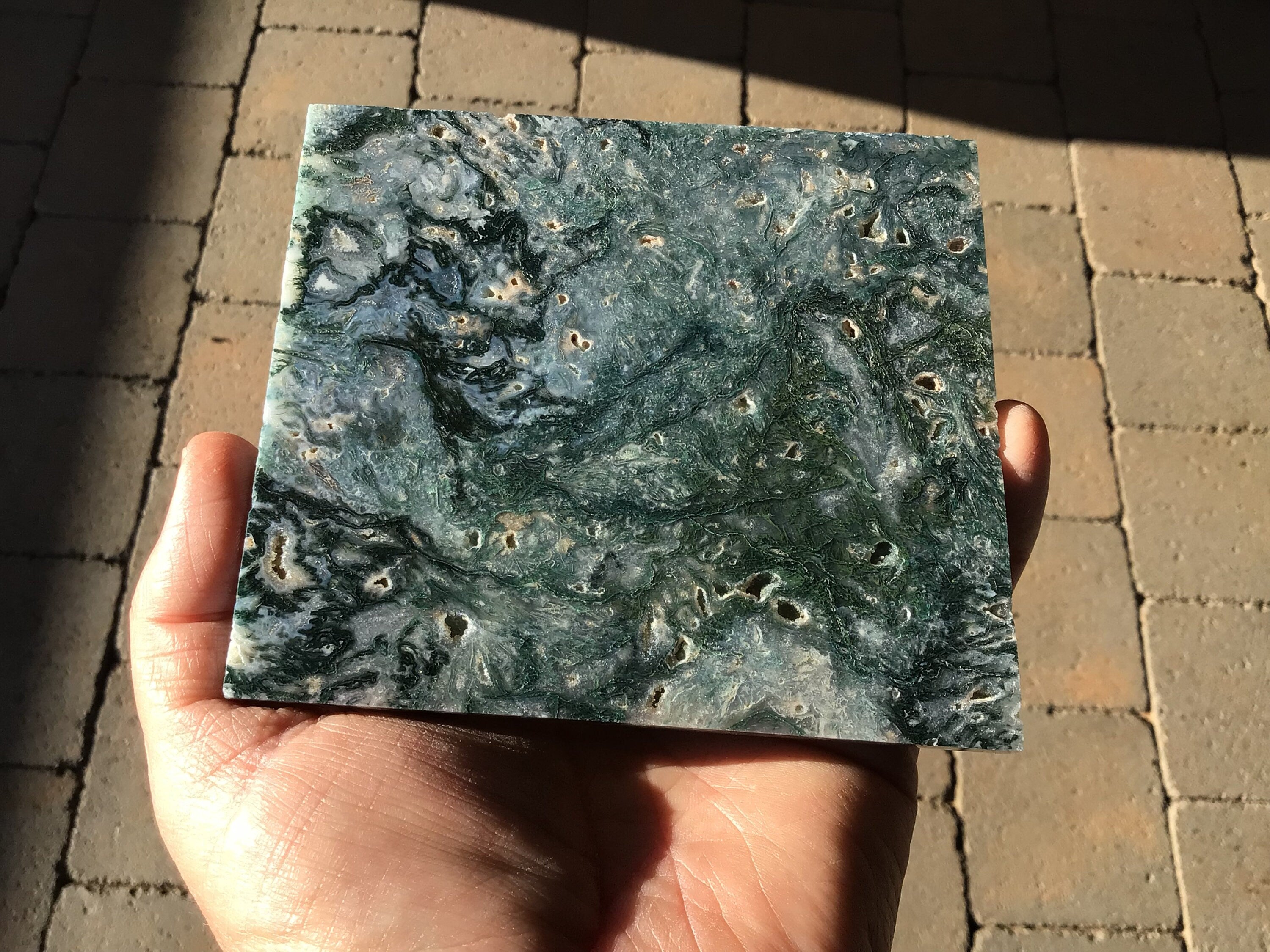 233g Moss Agate Polished Slab 5B