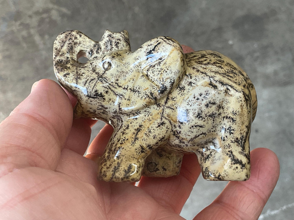 180g Picture/Desert Jasper Elephant B