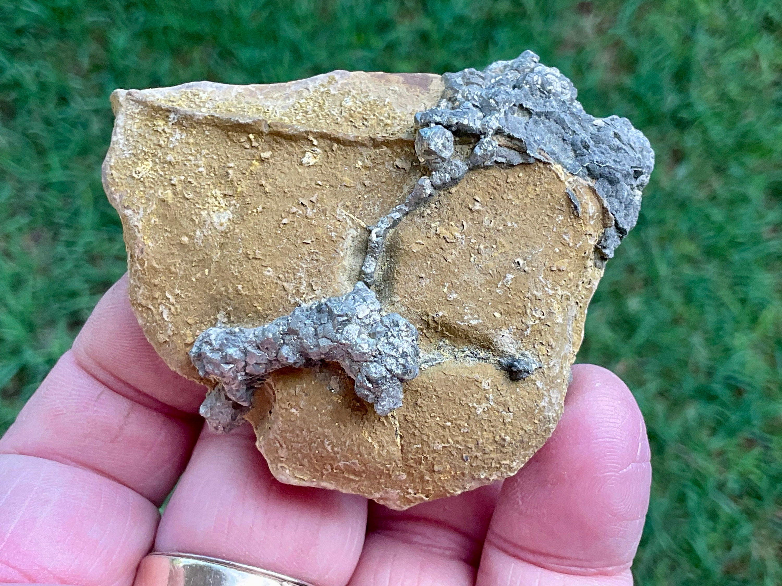 112g Pyrite on Limonite Specimen 4A