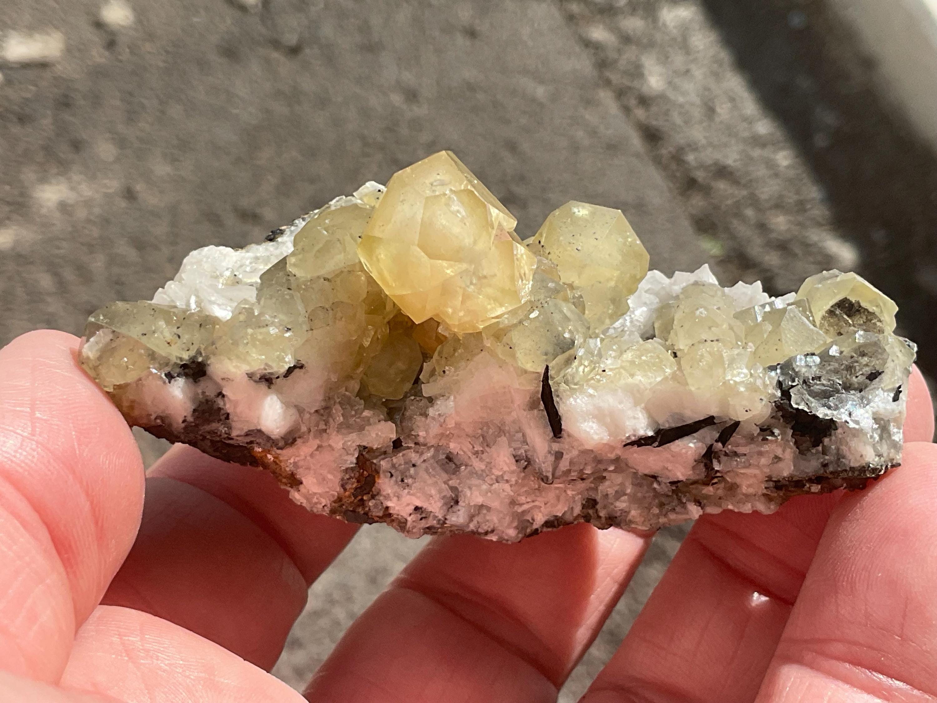 86g Multi Generational Calcite Specimen  from Hunan, China