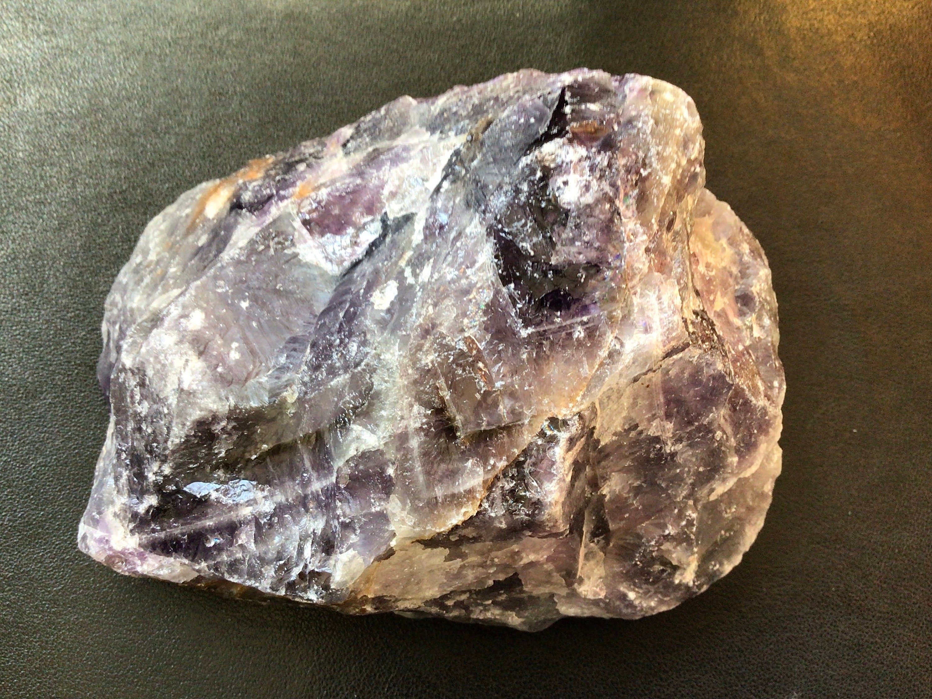 515g Large Chevron Amethyst Rough Piece B