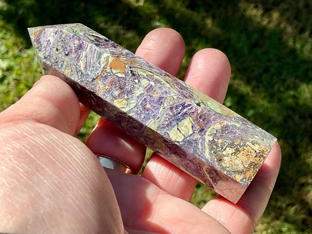 128g Brecciated Fluorite Generator 1C