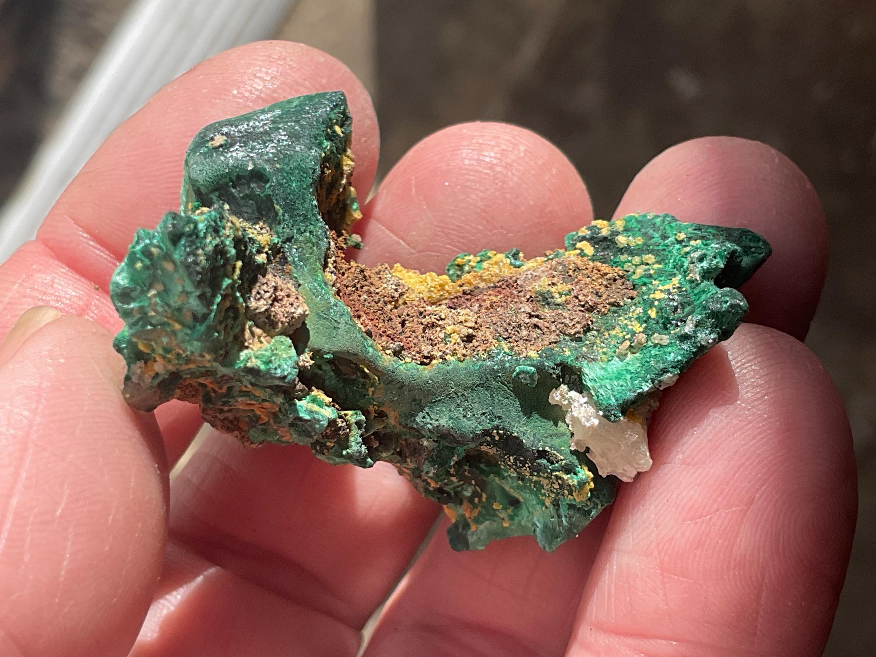 30g Australian Malachite, Cerussite and Pyromorphite Specimen 7B from Rum Jungle