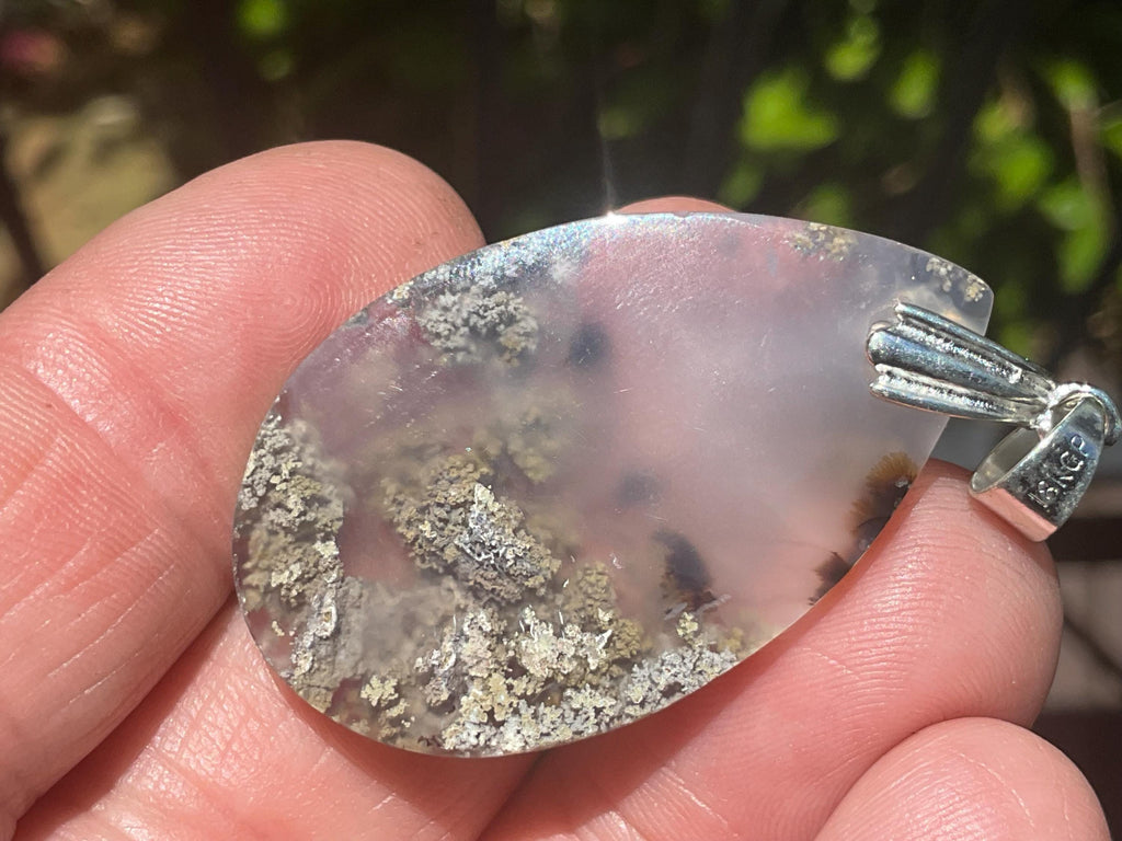 10g Moss Agate Pendant 5A