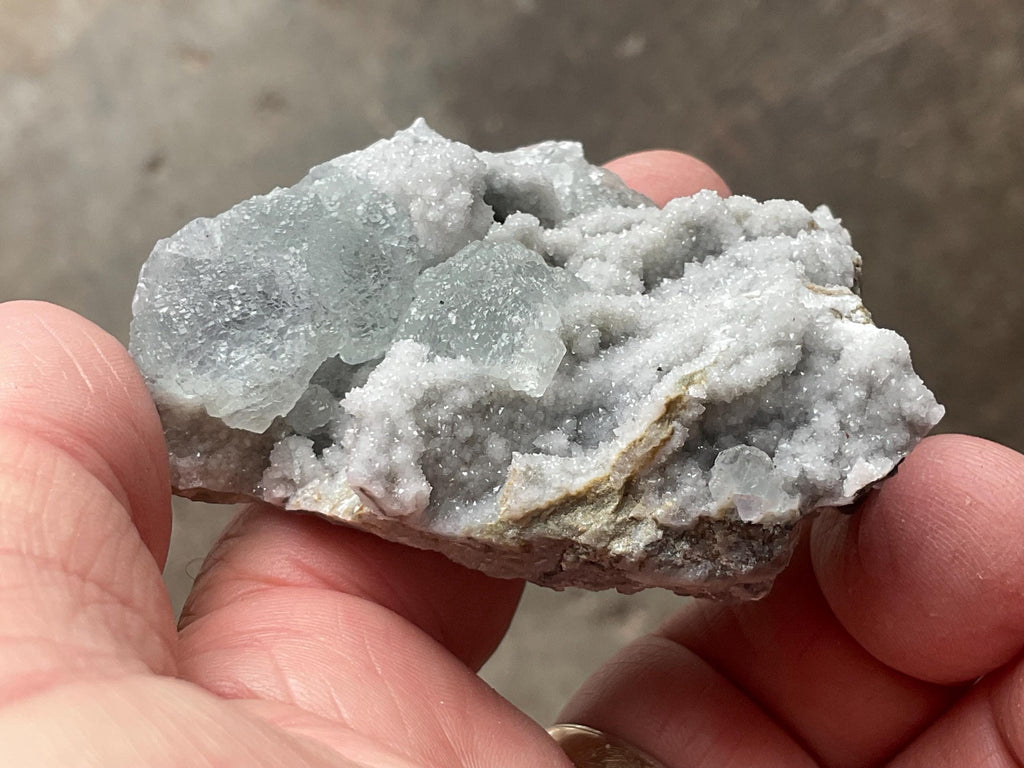 86g Fluorite on Sphalerite Specimen from Fujian, China