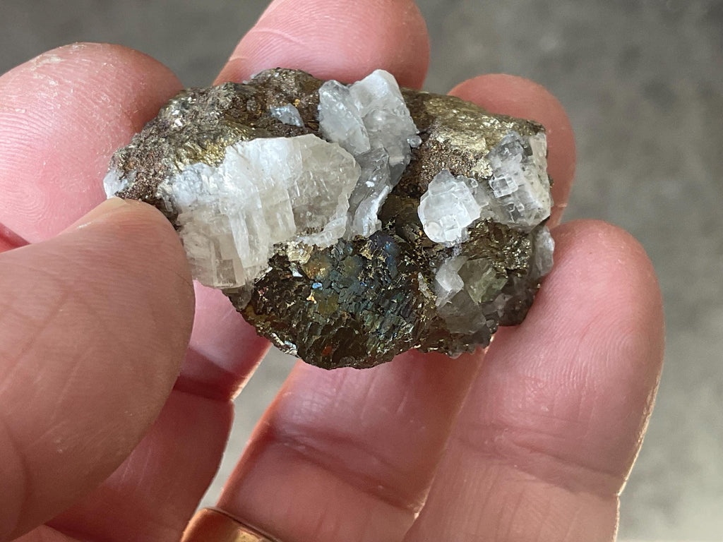 28g Calcite with Chalcopyrite Specimen C from Inner Mongolia