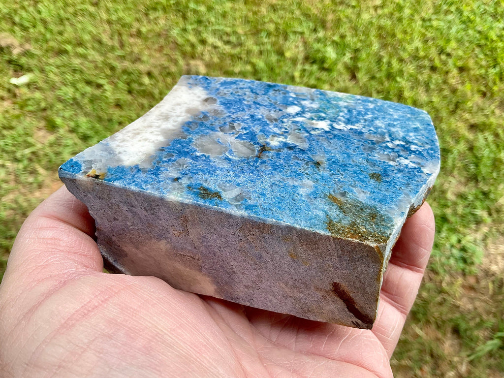 609g Western AustralianBlue Lepidolite Polished Slab B