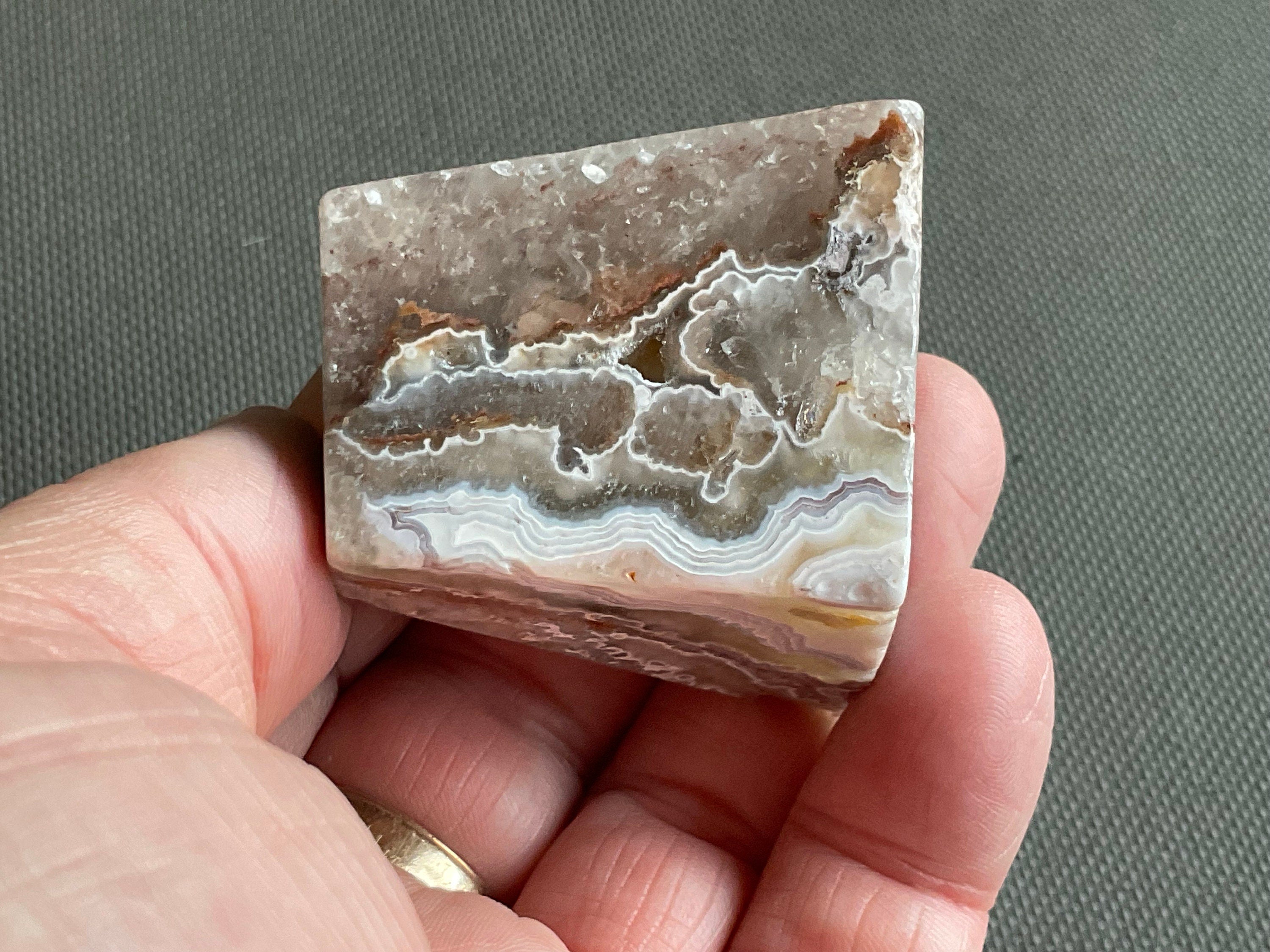 96g Mexican Crazy Lace Agate Freeform 7B